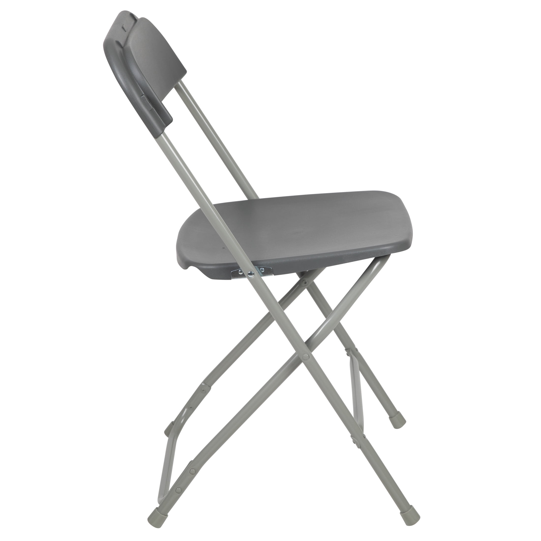 Flash Furniture Hercules Series Plastic Folding Event Chairs for Adults, Set of 10, Gray - Image 19