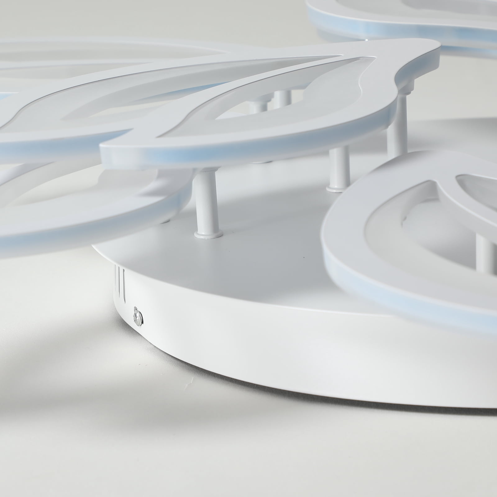 Garwarm Modern Ceiling Light, 29.5in Dimmable LED Flush Mount Ceiling Lamp, 75W Acrylic Sahde Ceiling Chandelier Lighting Fixture with Remote Control for Living Dining Room Bedroom - Image 16