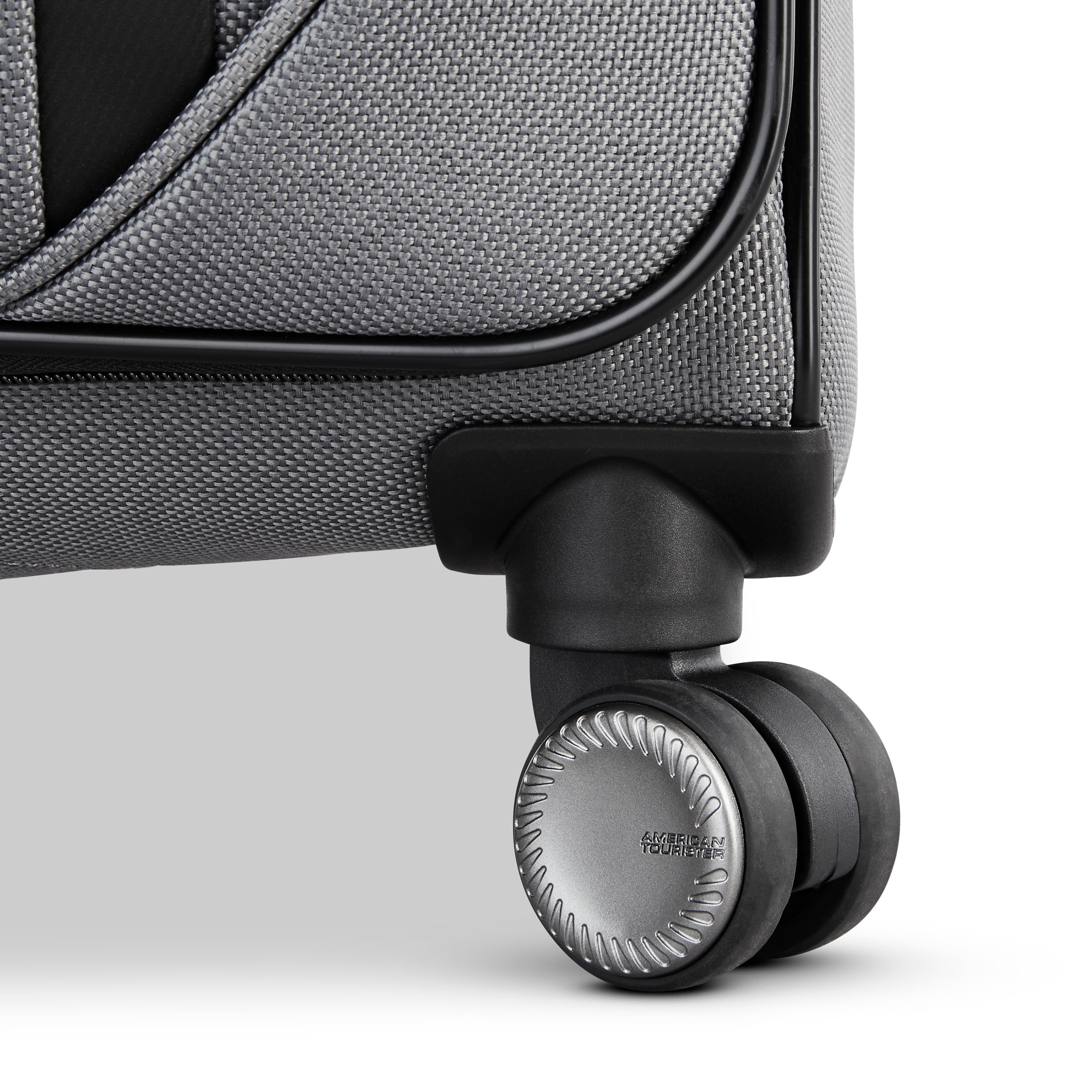 American Tourister Dash XLT Softside Medium Checked Luggage with Spinner Wheels Single Piece - Sapphire Blue - Image 5