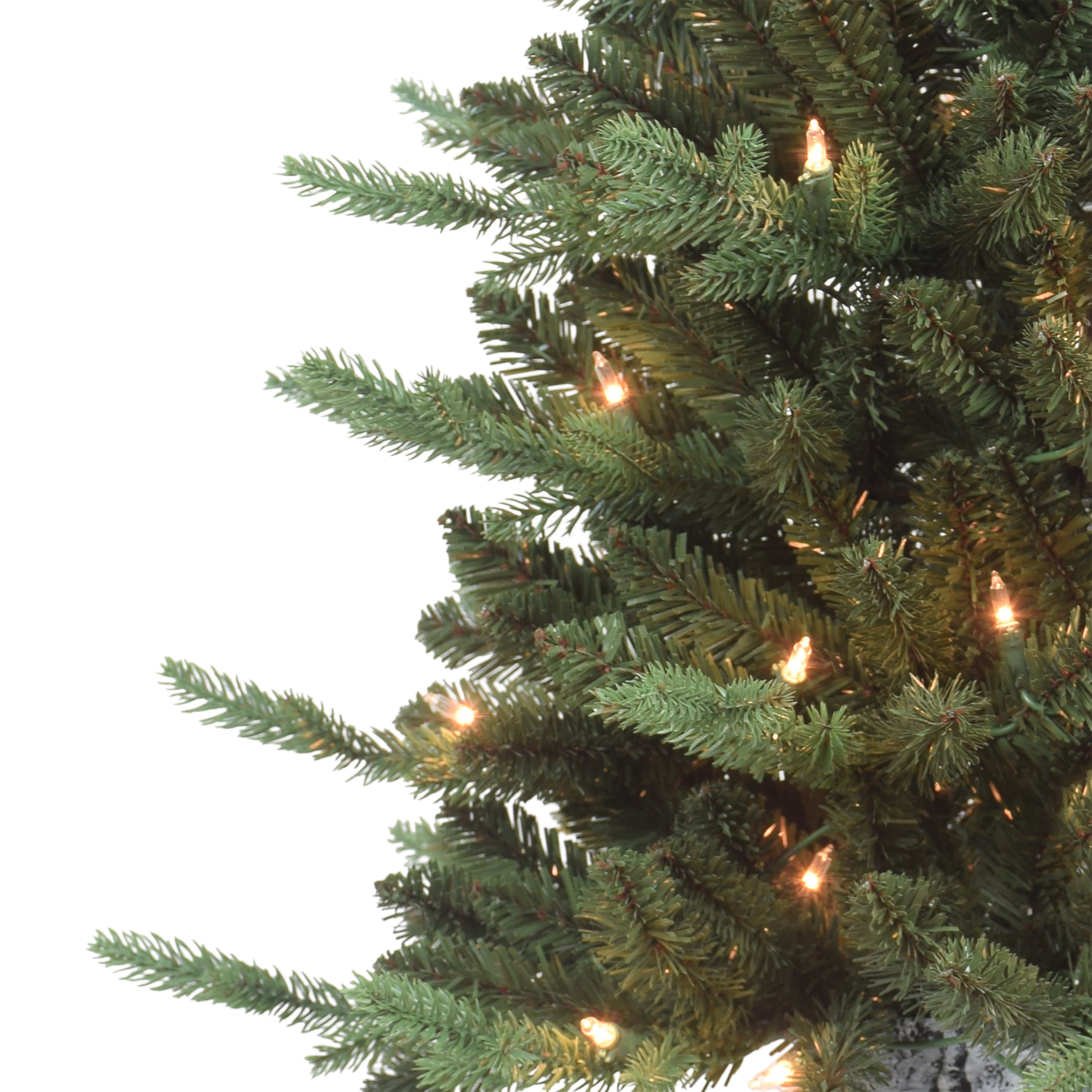Pre-Lit 3' Potted Artificial Christmas Tree with 50 Lights, Green - Image 3
