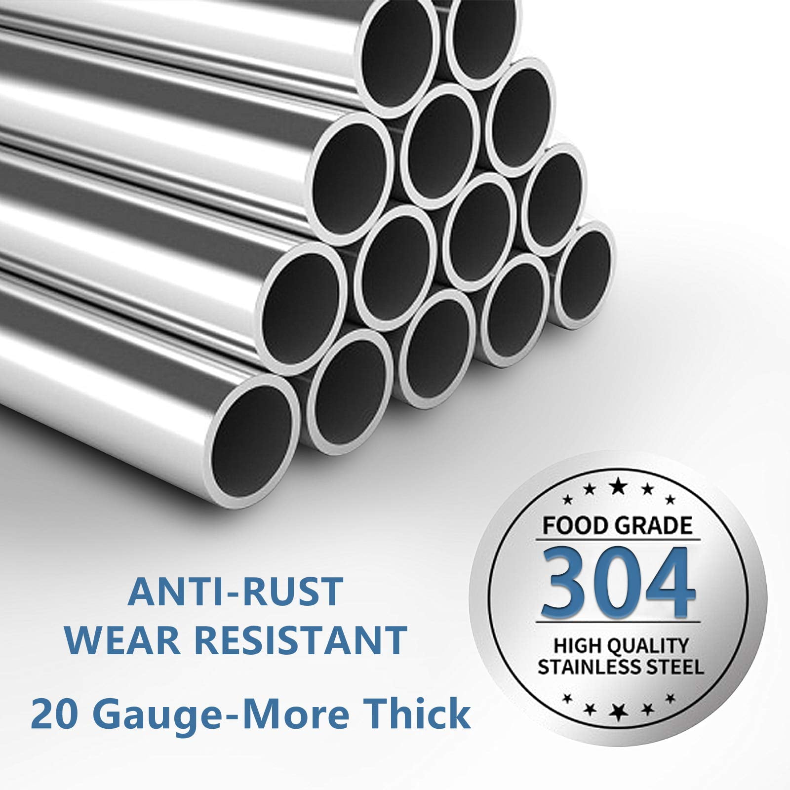 Profeeshaw 14" x 72" 450 lb Commercial NSF Stainless Steel Shelf Wall Mount Floating Shelving - Image 6