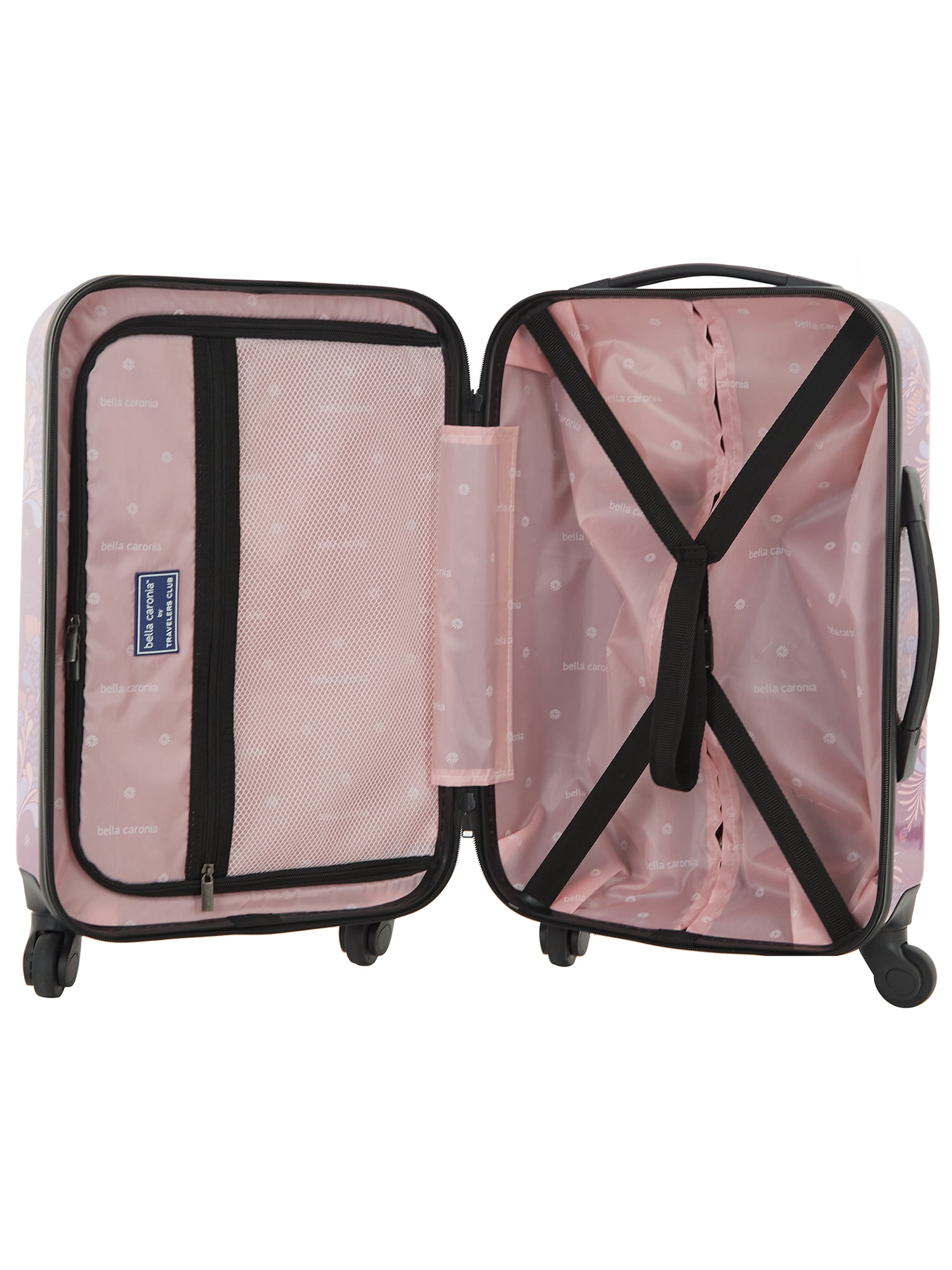 Vonguish Collection 3 piece Hardside Luggage Set with 8 wheel spinners, Style Floral - Image 9