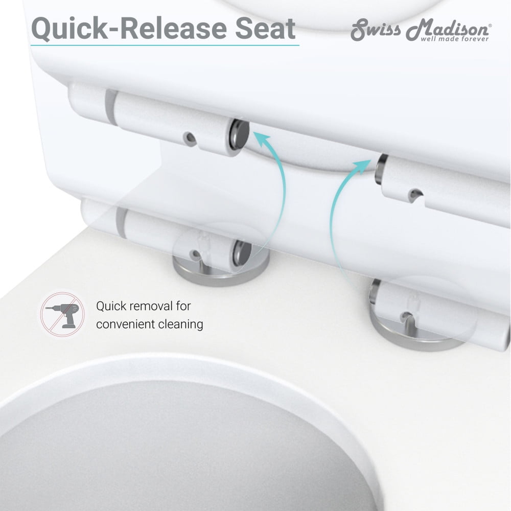 Daxton One-Piece Elongated Dual-Flush Toilet 1.1/1.6 gpf - Image 10