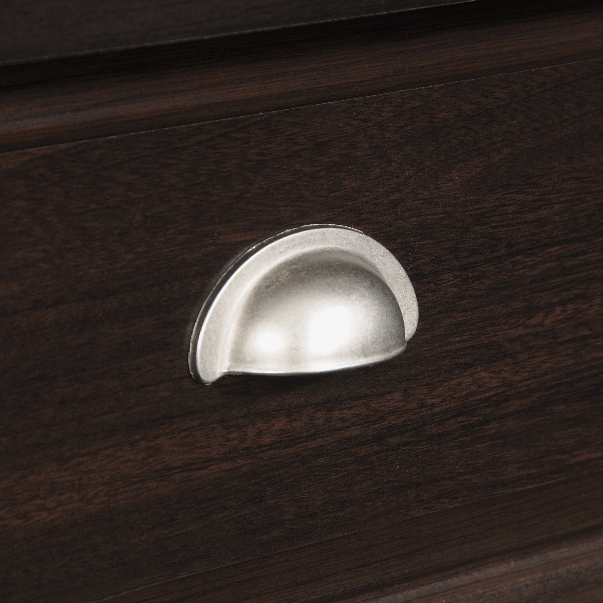 Sauder Shoal Creek Computer Desk, Jamocha Wood Finish - Image 4