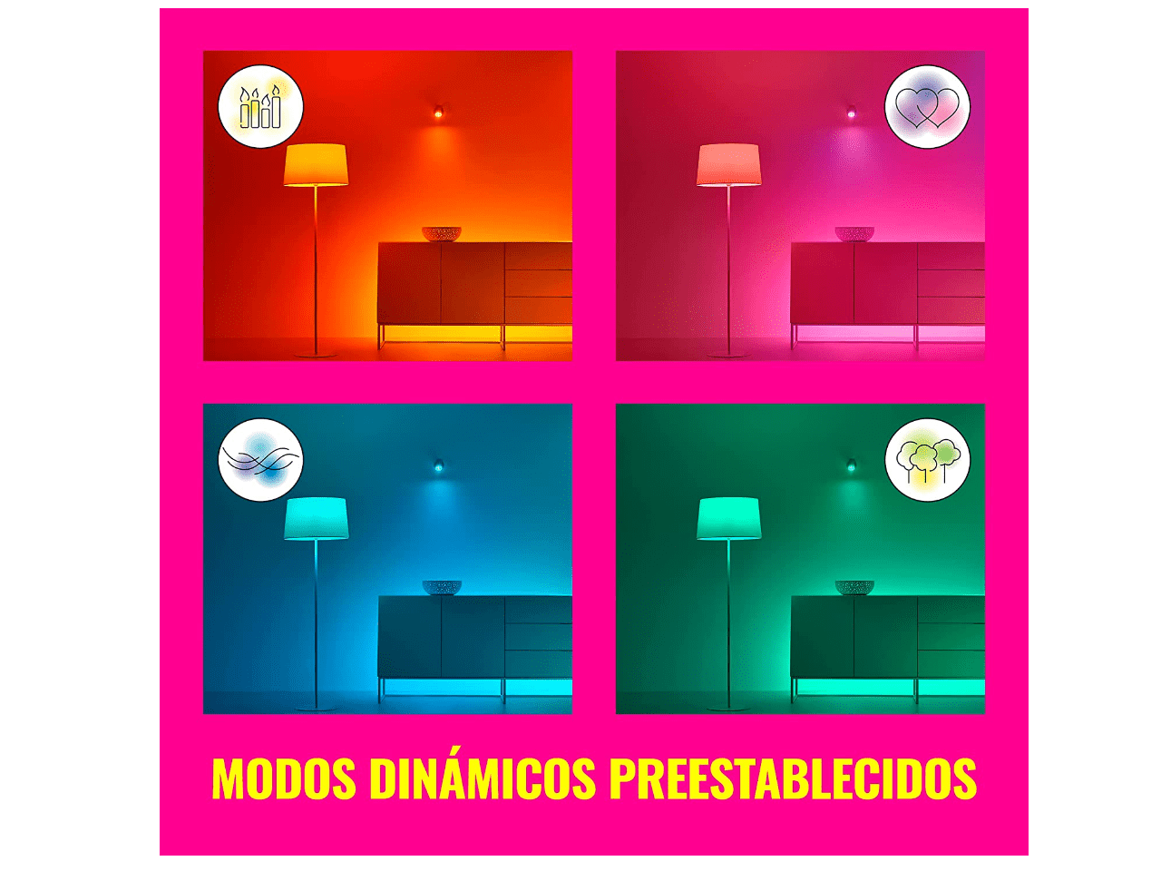 WiZ Connected Hero v2 Smart Portable Table Lamp, WiFi Enabled, 16 Million Colors, Compatible with Alexa and Google Home Assistant, No Hub Required - Image 2