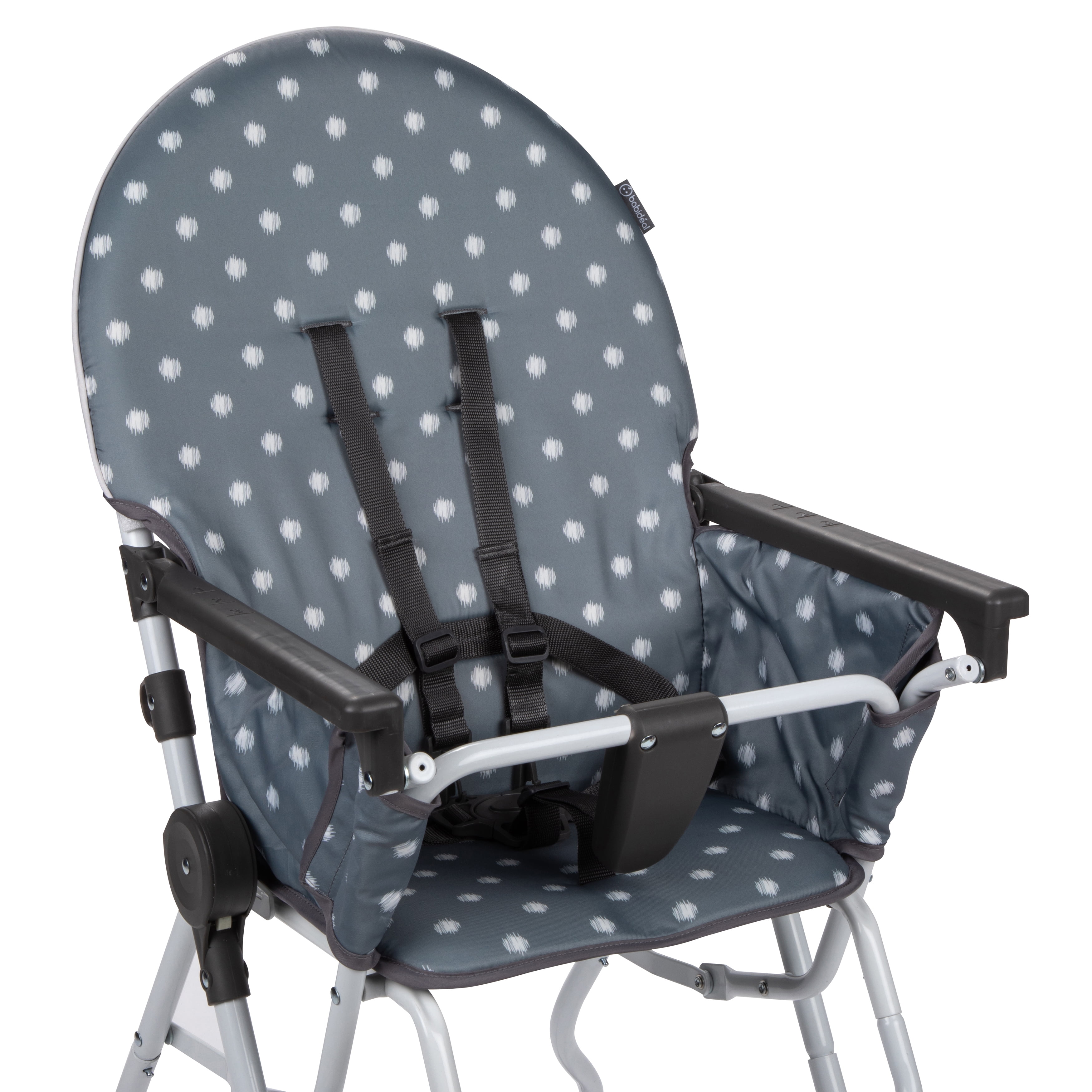 Babideal Dinah Portable Highchair, Gray Dot, Toddler - Image 5
