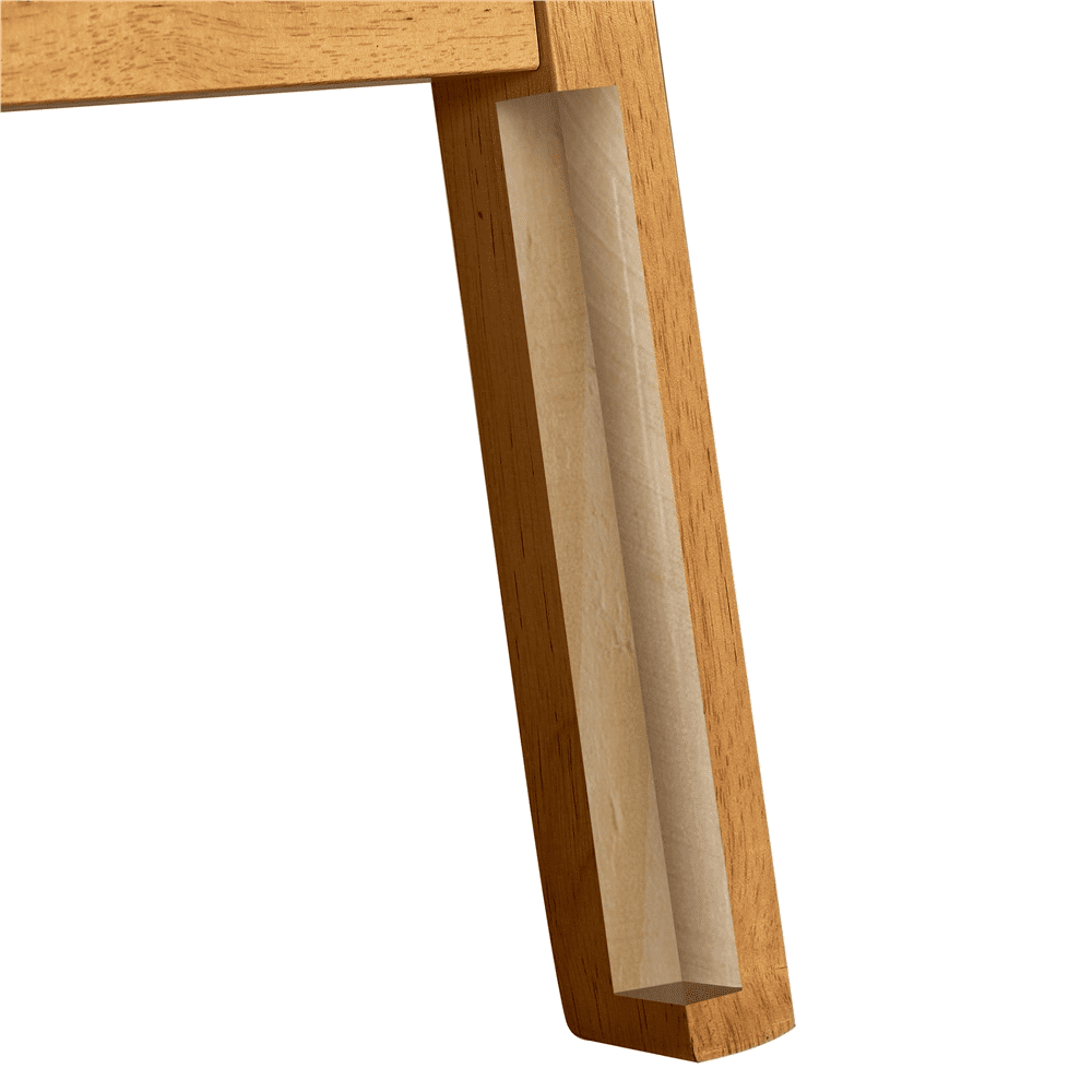 Renwick Fabric Upholstered Accent Chair with Rattan Sides for Living Rooms,Beige - Image 9