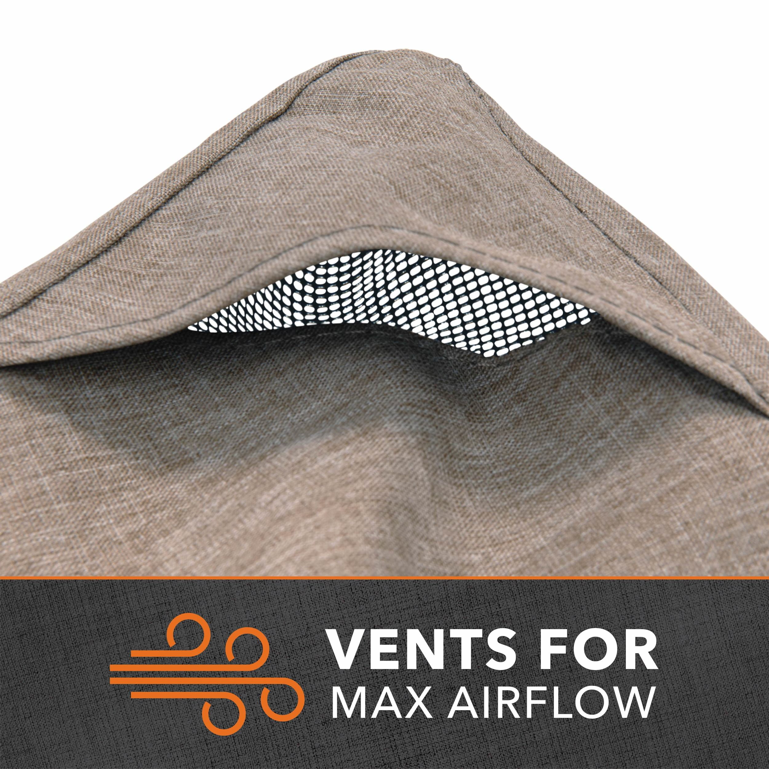 Modern Leisure Garrison Patio Chaise Lounge Cover, Waterproof, 65"L X 28"W X 29"H, Sandstone, 2-Pack - Image 7