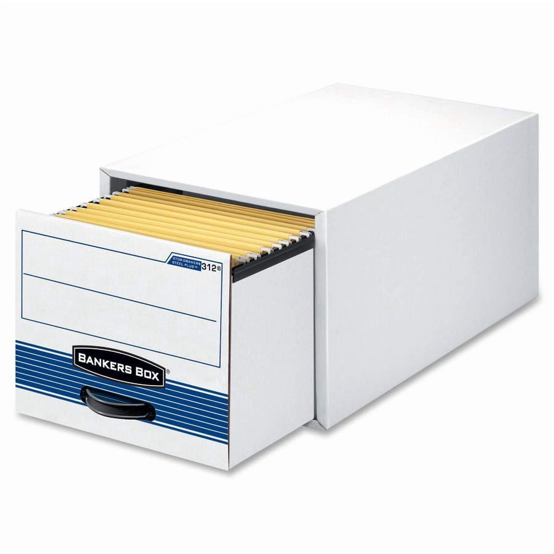 Bankers Box Stor/Drawer® Steel Plus™ - Legal - Internal Dimensions: 15.50" Width x 23.25" Depth x 10.38" Height - External Dimensions: 17" Width x 25.5" Depth x 11.5" Height - Media Size... - Image 2