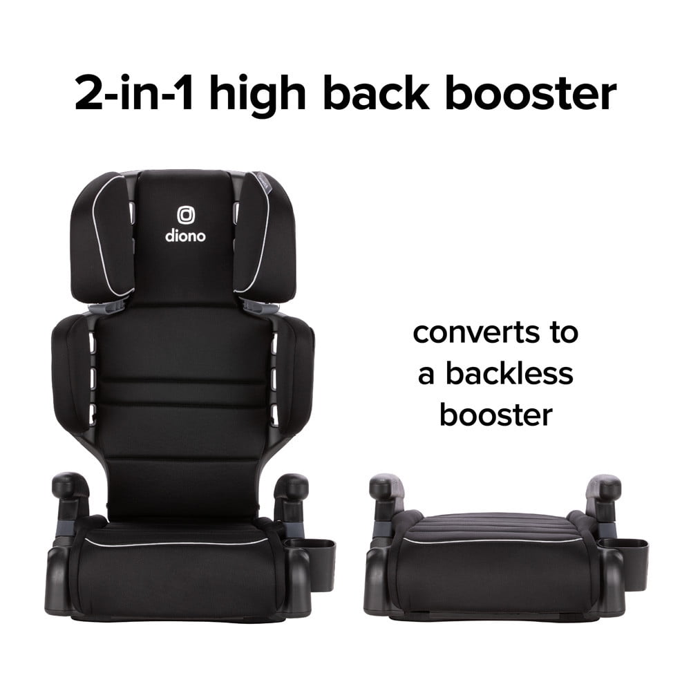 Diono Connect3 R 2-in-1 High-Back Booster, Black Storm - Image 7