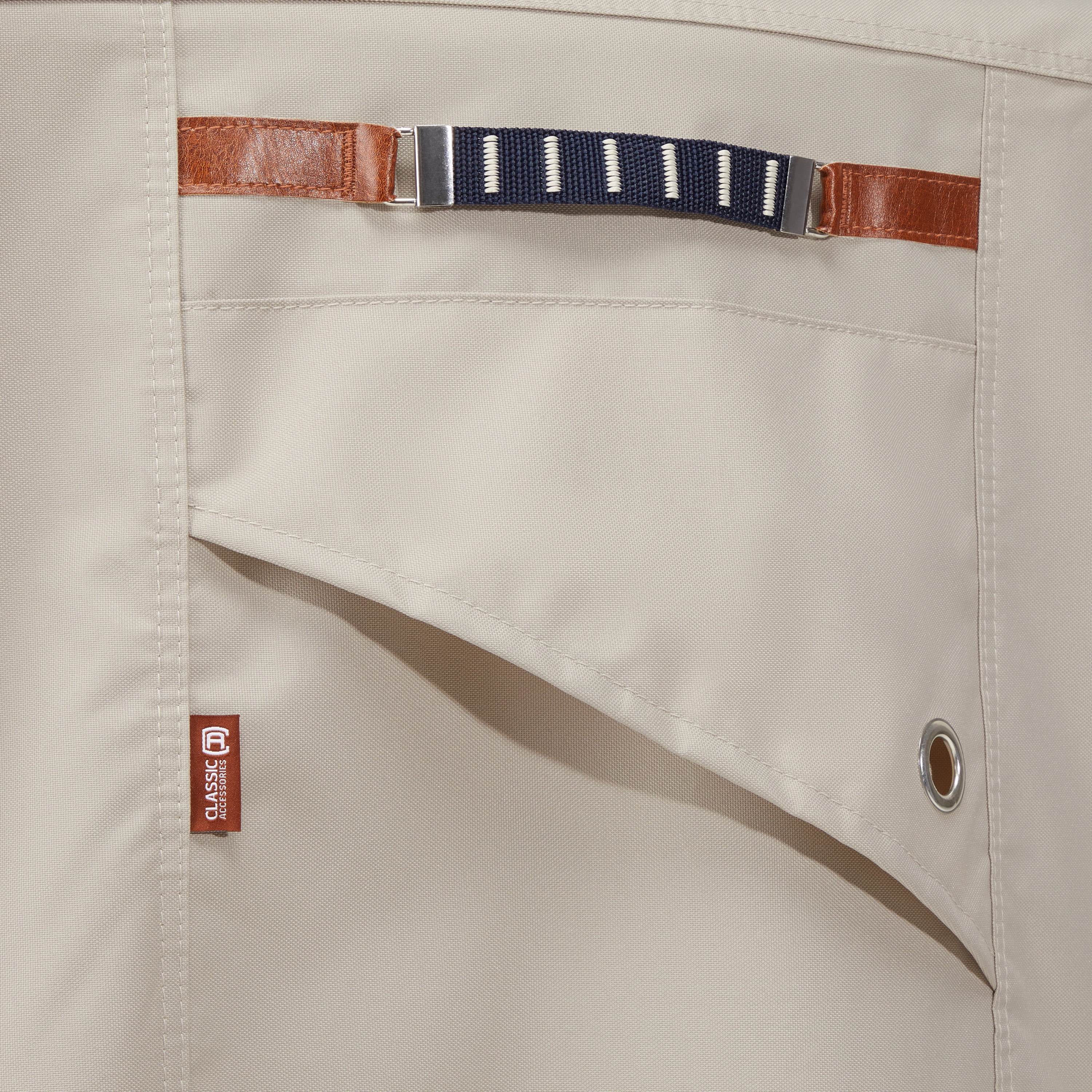 Classic Accessories Mainland Water-Resistant 64 Inch BBQ Grill Cover - Image 3