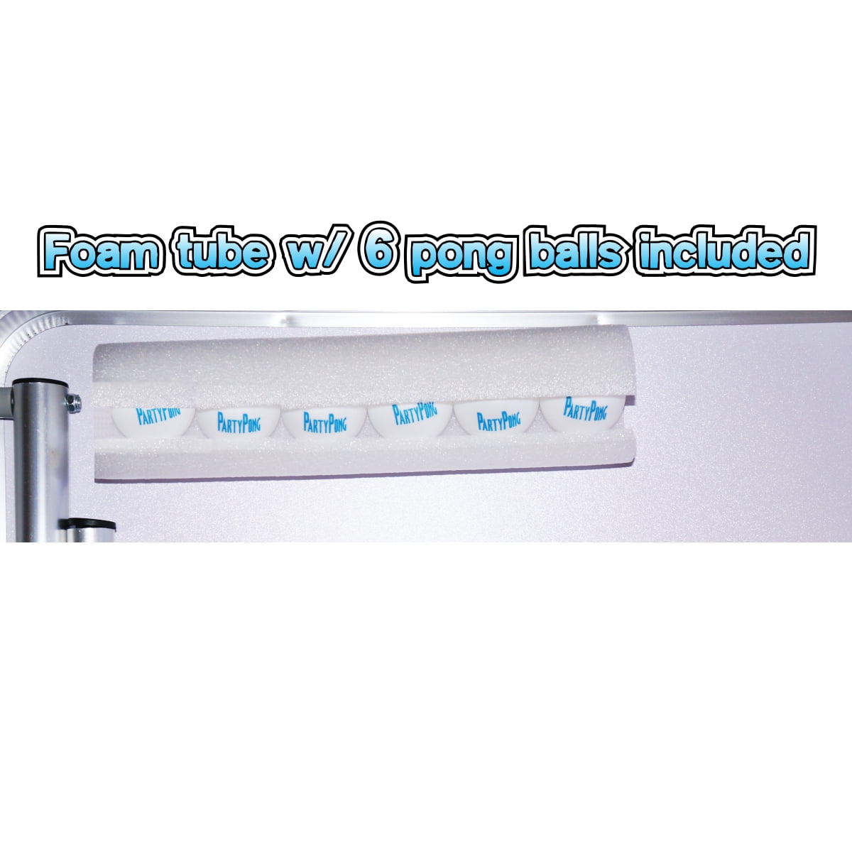 8-Foot Professional Beer Pong Table w/ Cup Holes - Party Pong Splash Edition - Image 4