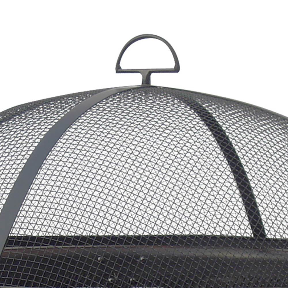 Endless Summer 35 Inch Outdoor Wood Burning Woven Bronze Fire Pit | WAD792SP - Image 5