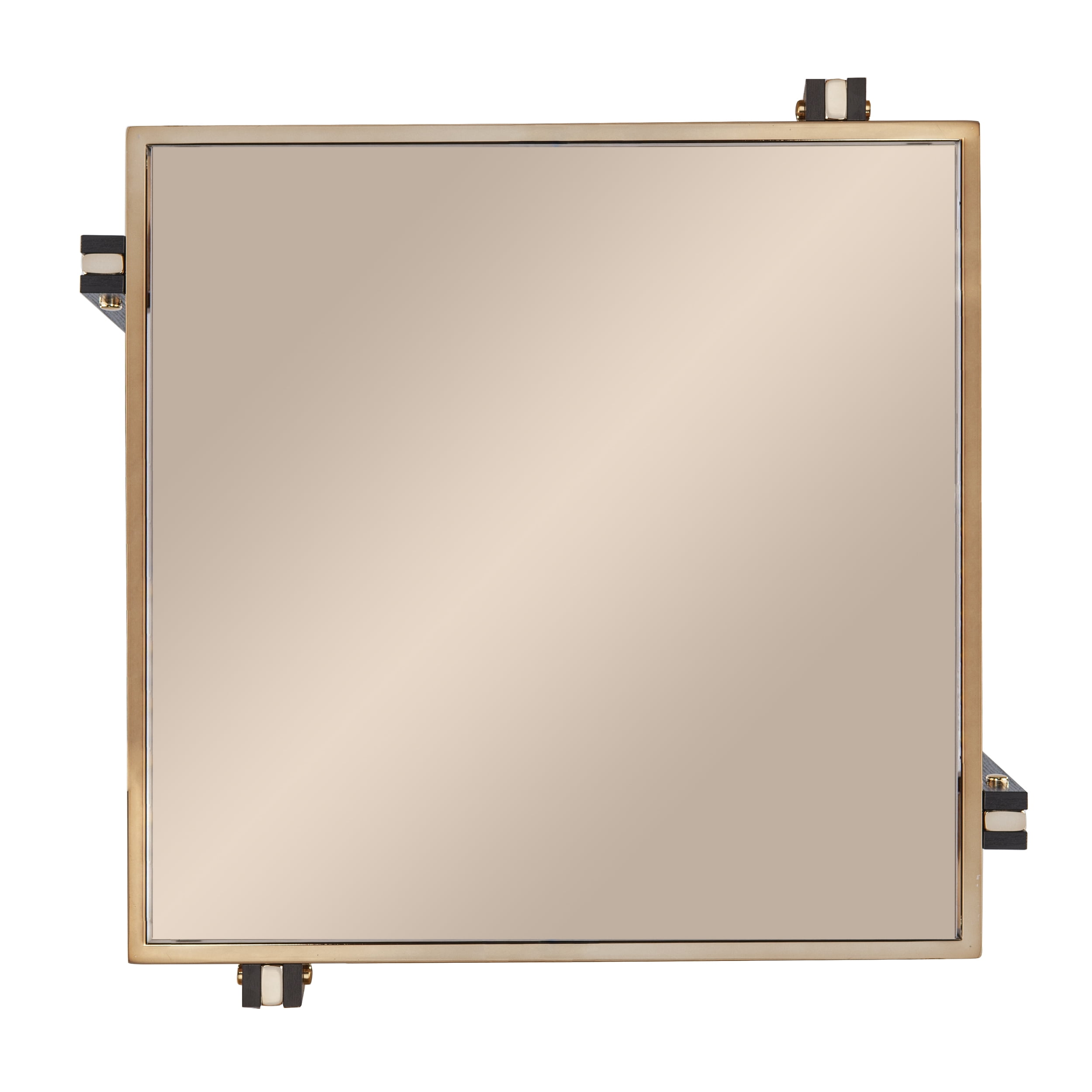 SEI Furniture Thornsett End Table with Mirrored Top 22.25 x 24 Freestanding End Tables - Image 5