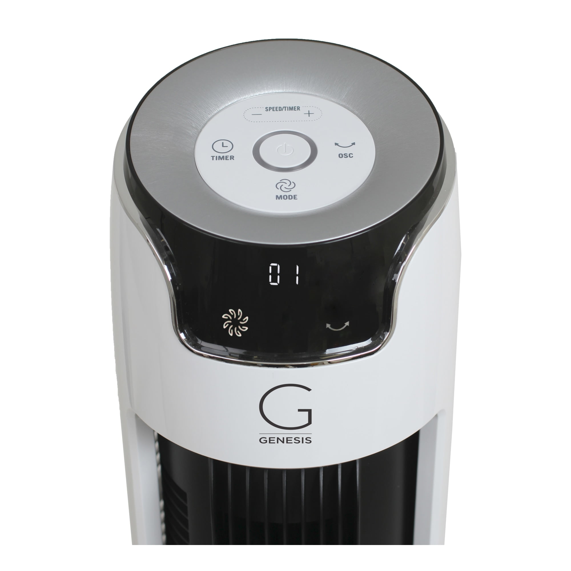 Genesis Powerful 43 Inch Oscillating Tower Fan With Max Air Quiet Technology And Remote - Image 2