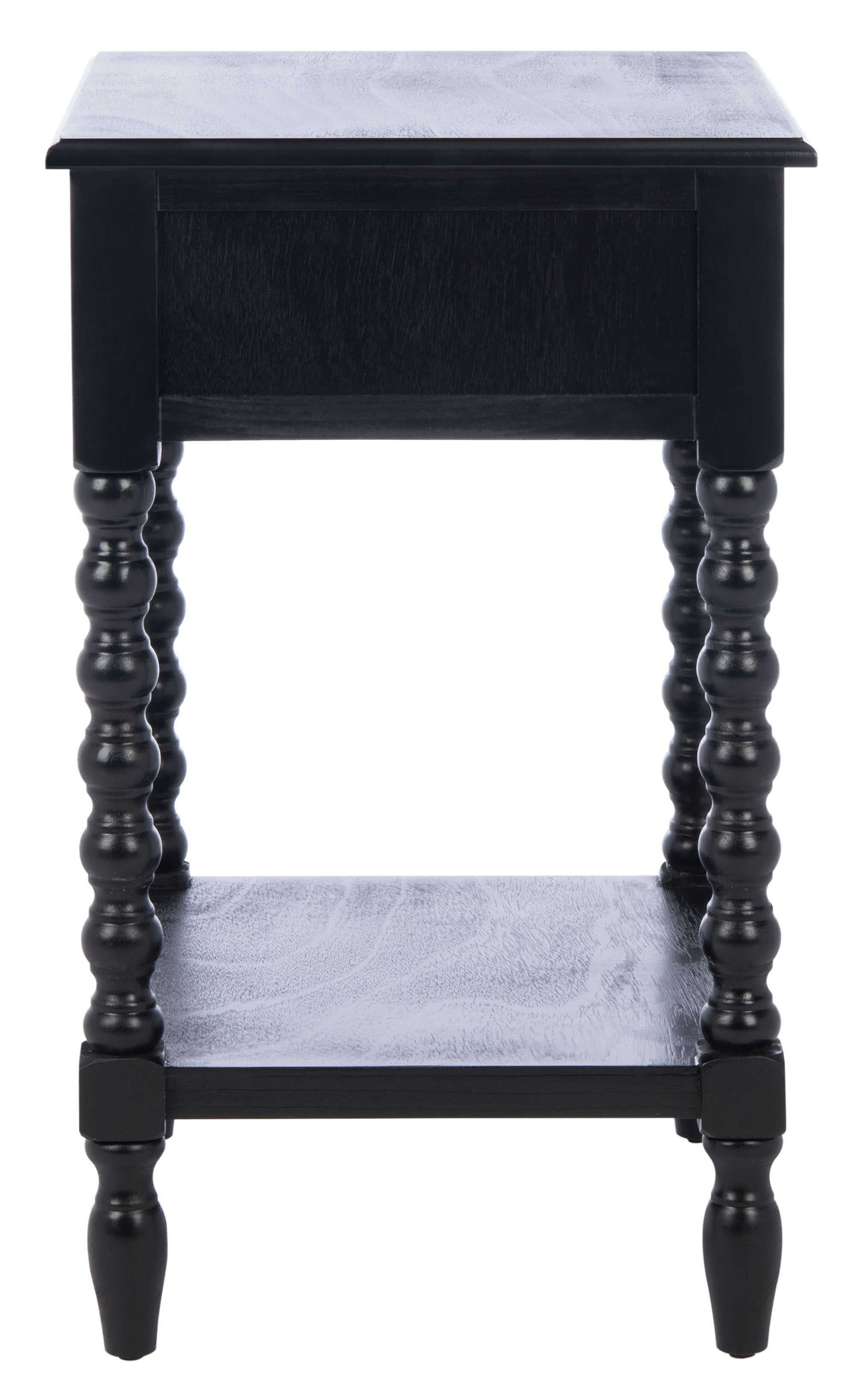 SAFAVIEH Athena Solid 1 Drawer Accent Table, Black - Image 8