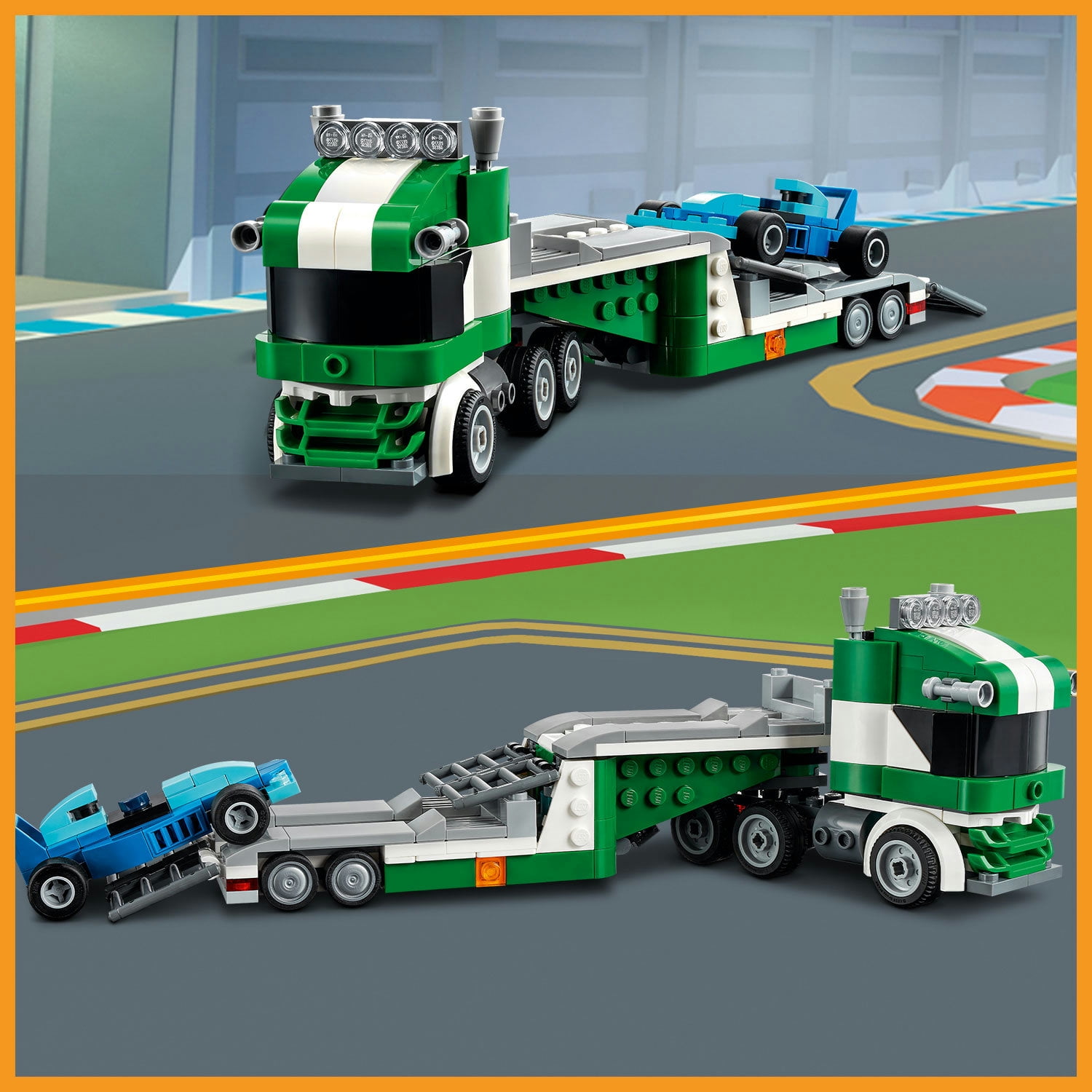 LEGO Race Car Transporter 31113 Building Set (328 Pieces) - Image 4