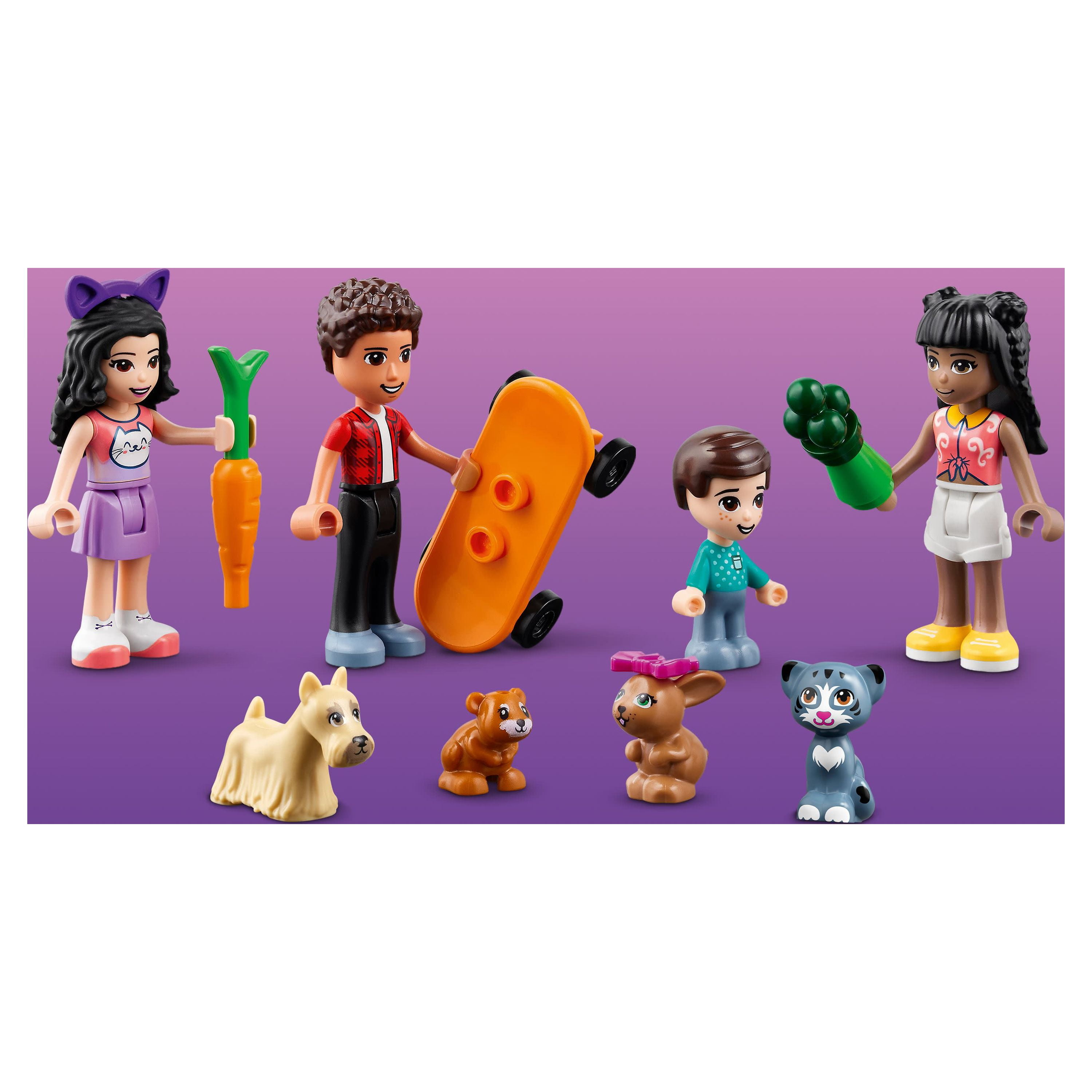 LEGO Friends Pet Day-Care Center 41718 Animal Set, Heartlake City Toy, Birthday Gifts for Kids, Girls and Boys 7 Plus Years Old, with Doggy Figure & 3 Mini Dolls - Image 4