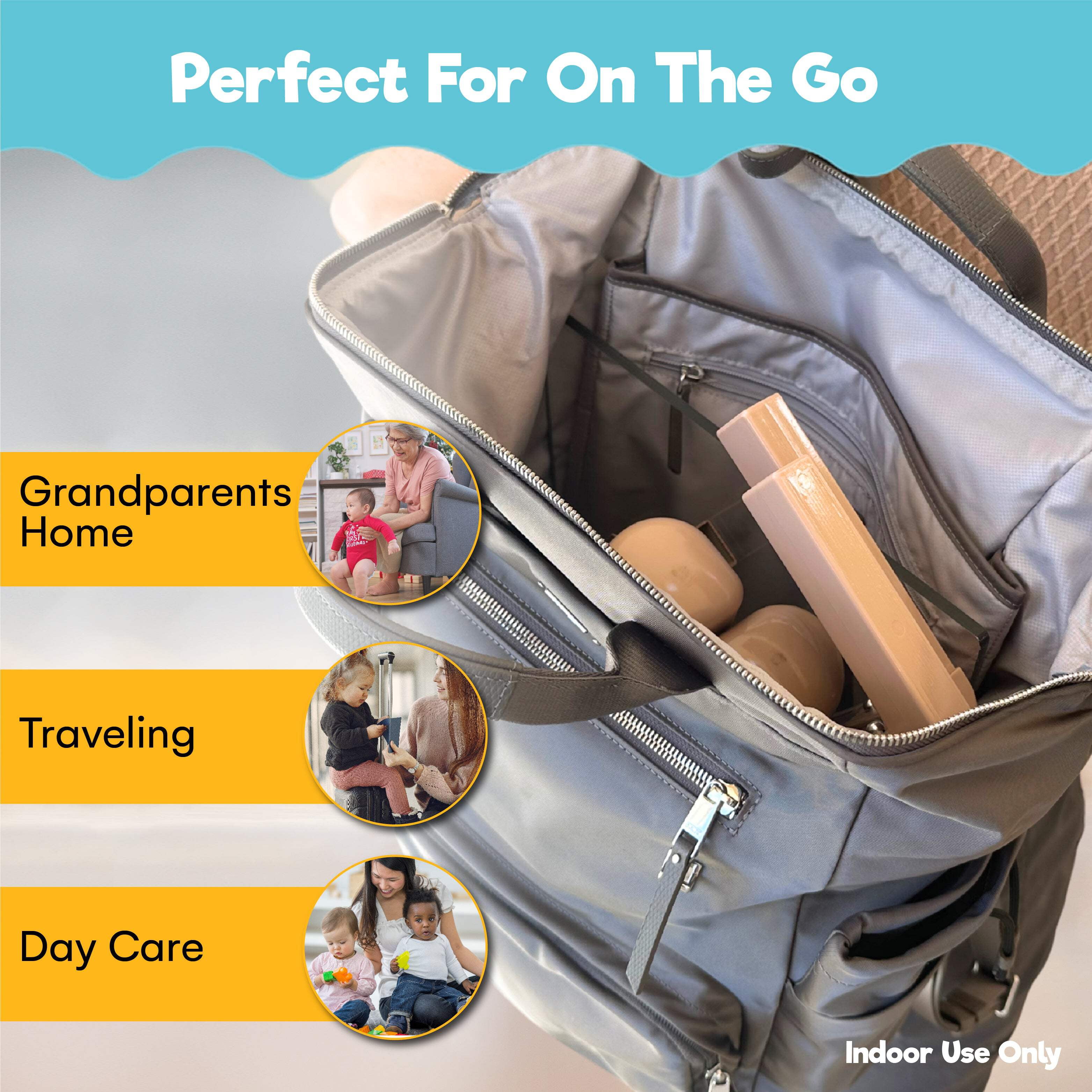 InspiraSpark Little Balance Box Grow - PT Designed Adjustable Montessori Baby Push Walker & Activity Table, Safe Spring Feet - Image 6