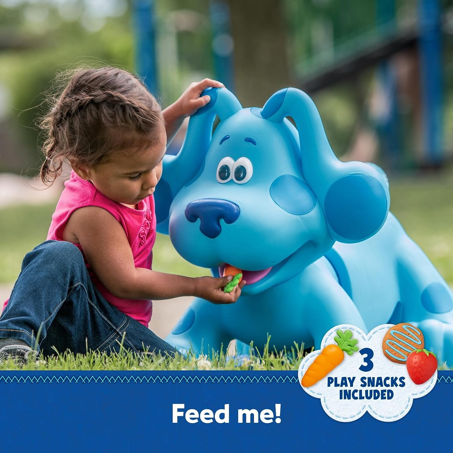 Kid Trax 6V Rideamals Blue's Clues Snack Time Interactive Ride-On Toy, Kids Toy for Ages 18-30 Months - Image 2