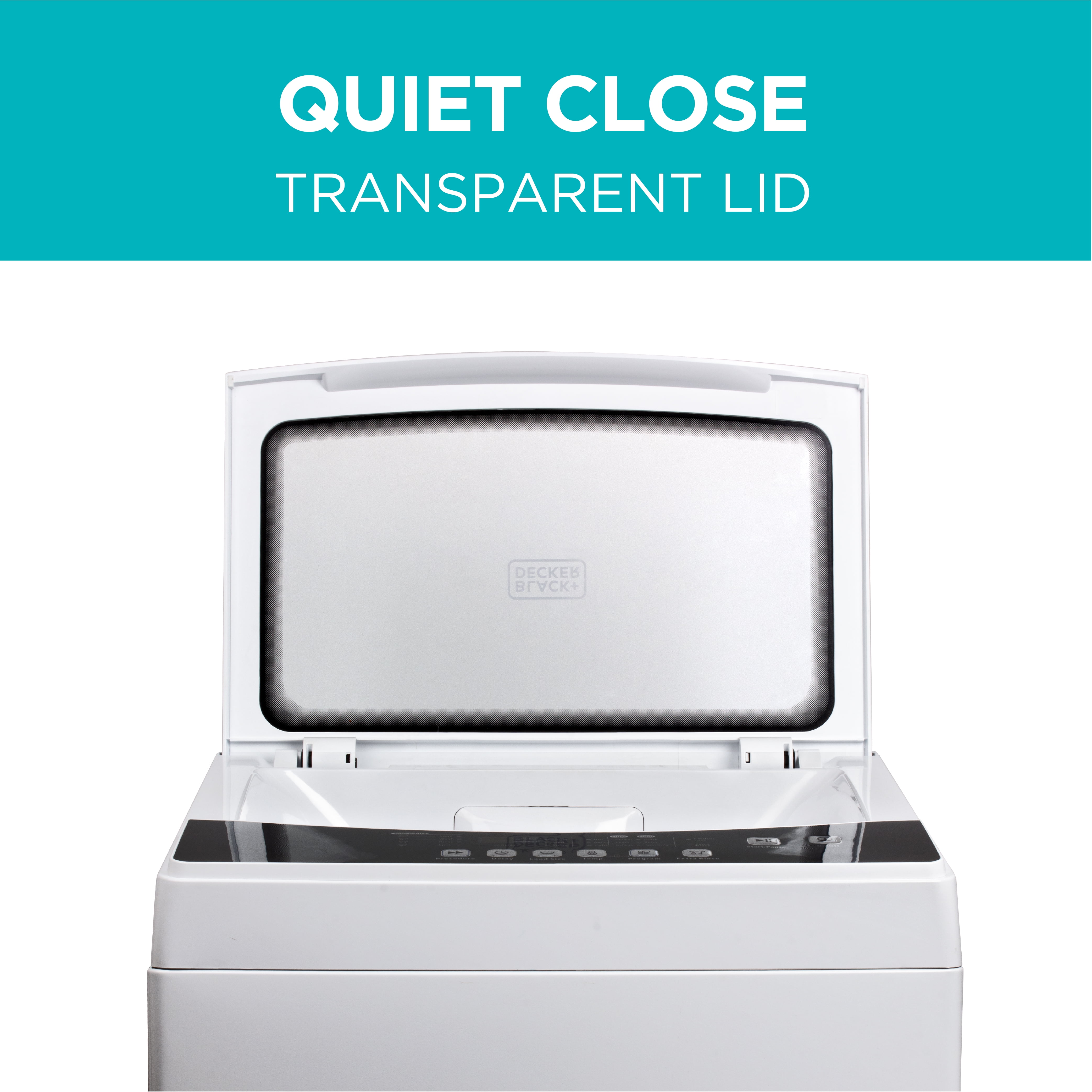 BLACK+DECKER BPWM20W 2.0 cu. ft. Portable Washing Machine, White - Image 5