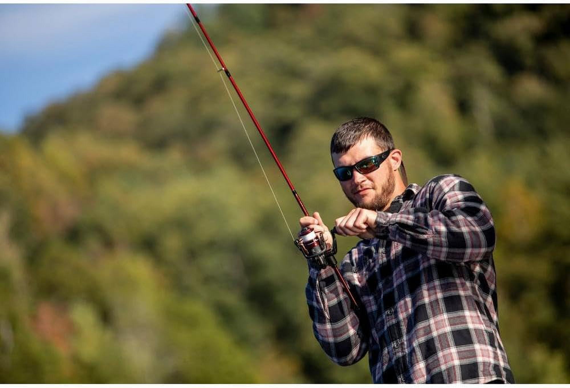 Ugly Stik Carbon Spinning Rod, 6'6" Medium Fishing Rod, 2 Piece - Image 4