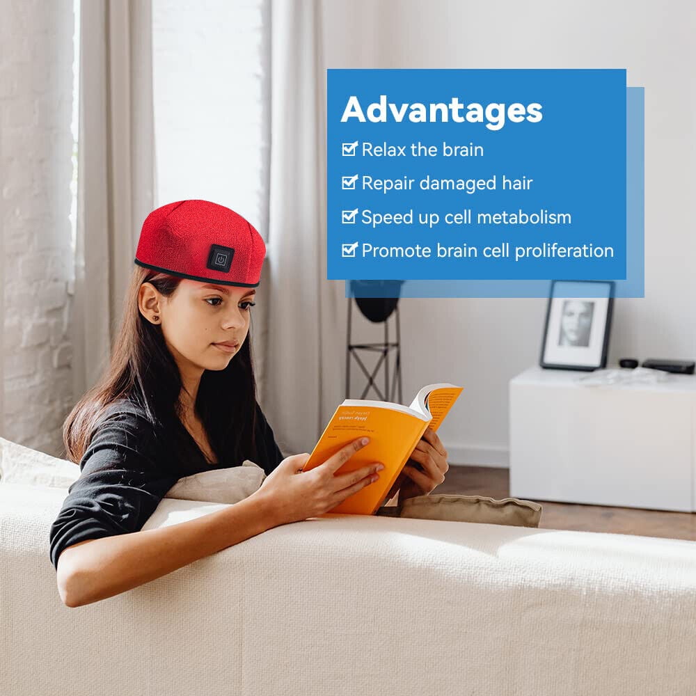 Paddsun Red Light Therapy Cap Infrared Fast Hair Regrowth Treatment Hat For Hair Loss US - Image 4