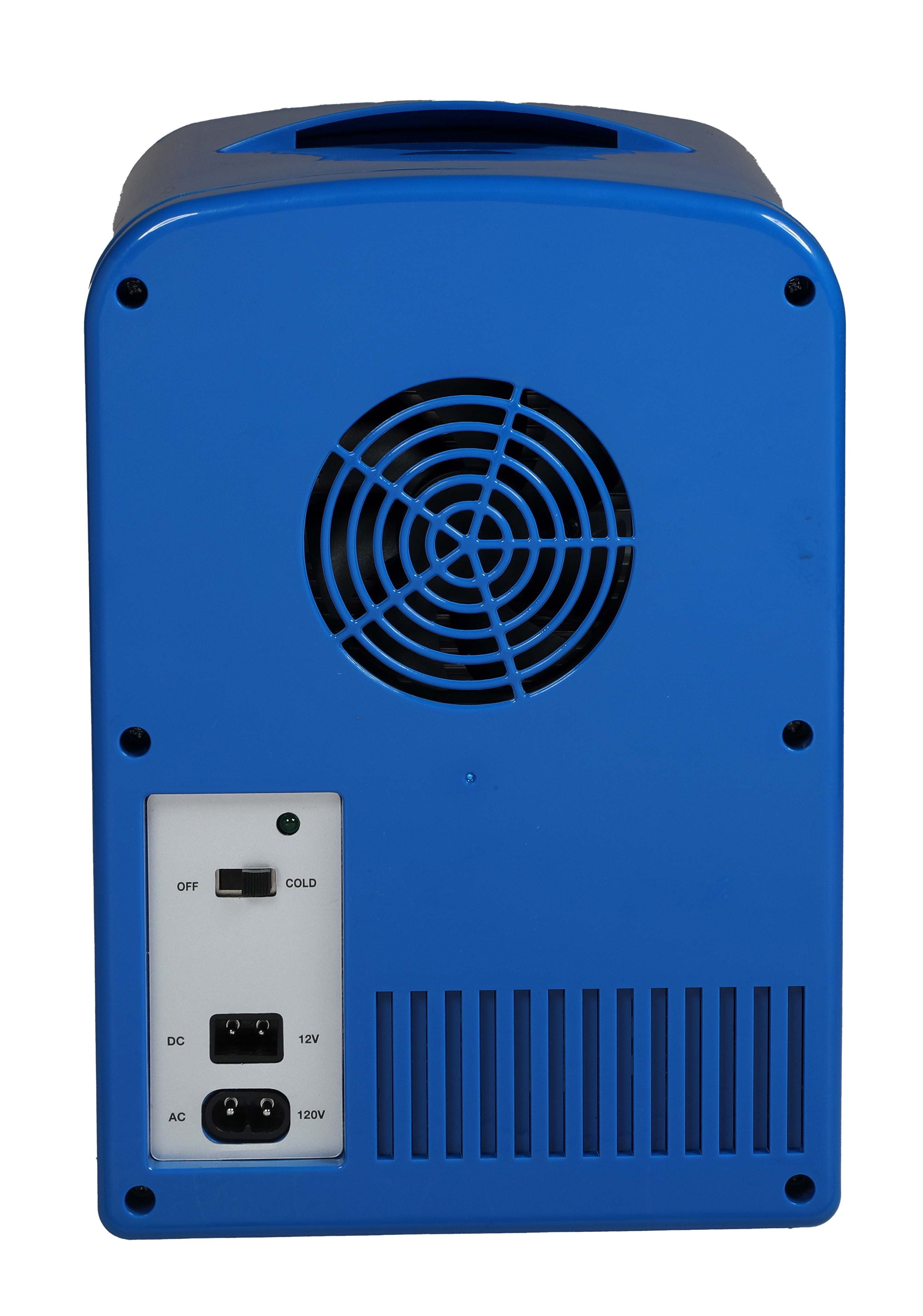 Bud Light Mini Beverage Fridge, Blue, 11''x7.5''x10'' - Image 3