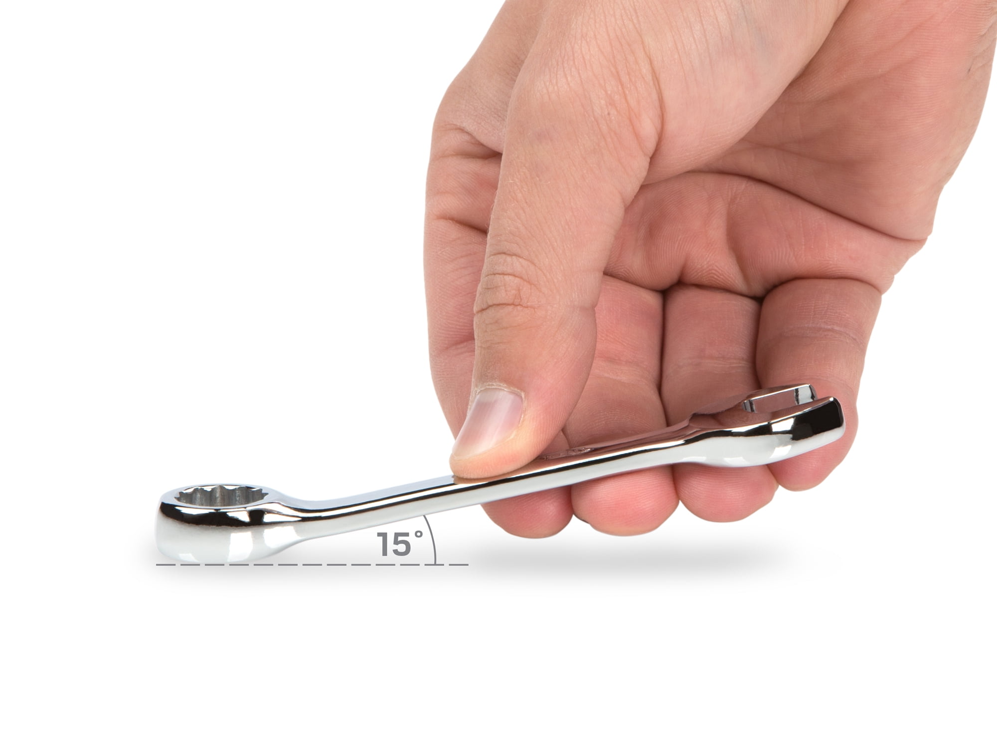 TEKTON Stubby Combination Wrench Set, 12-Piece (8-19 mm) - Keeper | WRN01170 - Image 4