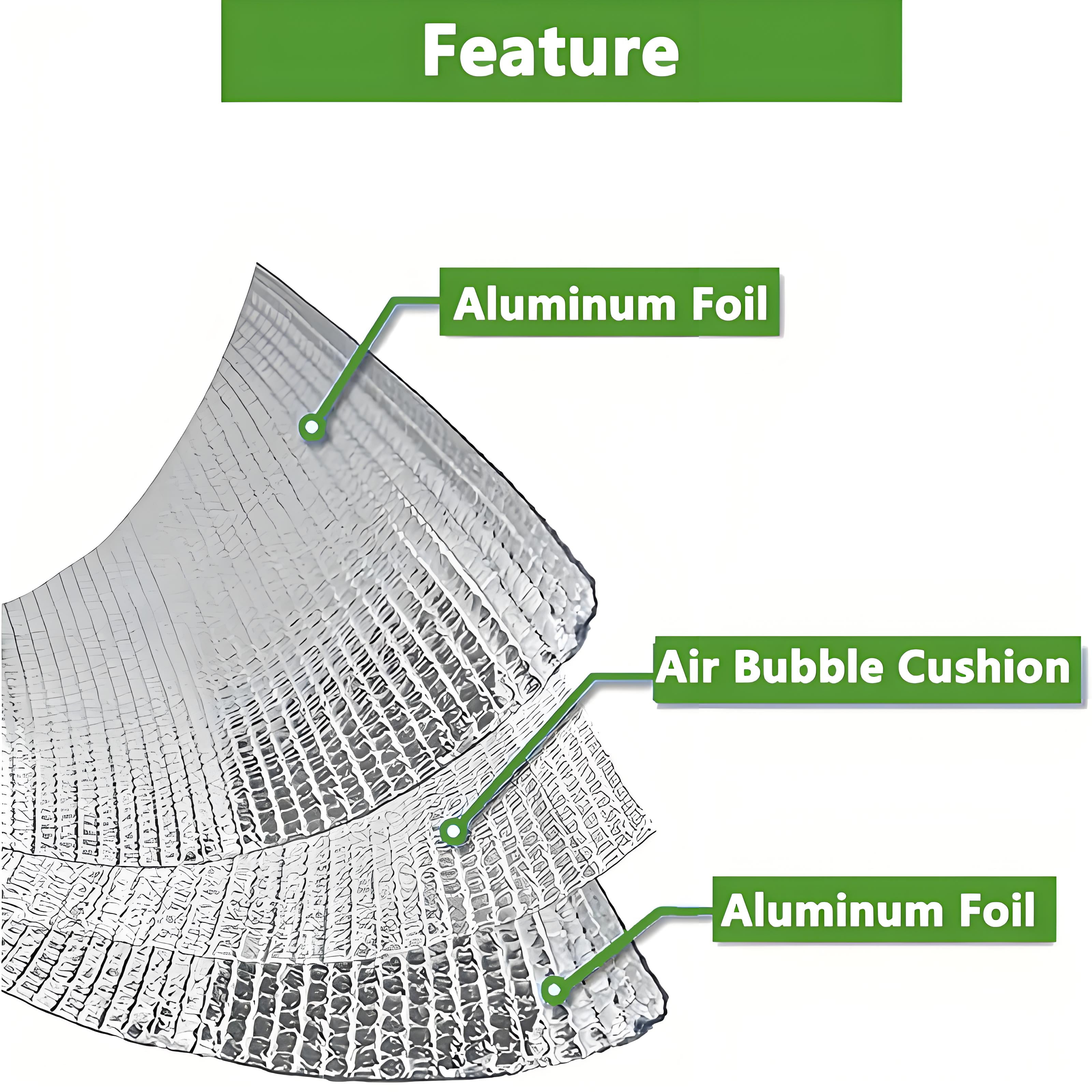 Petoto Bubble Reflective Insulation Roll, 24 in X 33 Ft Double Aluminum Foil, Window Insulation for Summer Heat, Thermal Insulation Radiant Barrier for Windows, RV, Roof, Garage Door - Image 11