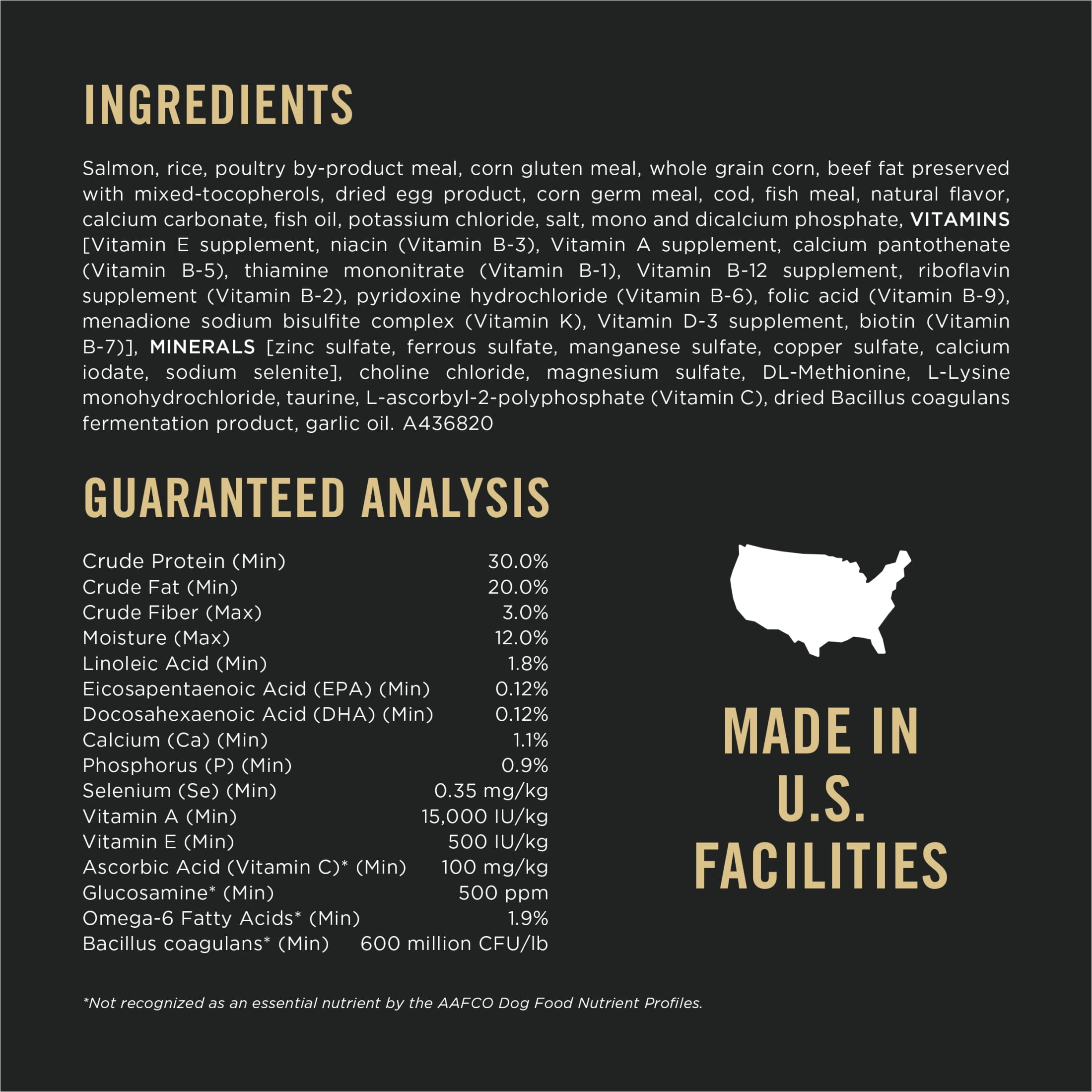 Purina Pro Plan Performance 30/20 Dry Dog Food Salmon Cod, 33 lb Bag - Image 7