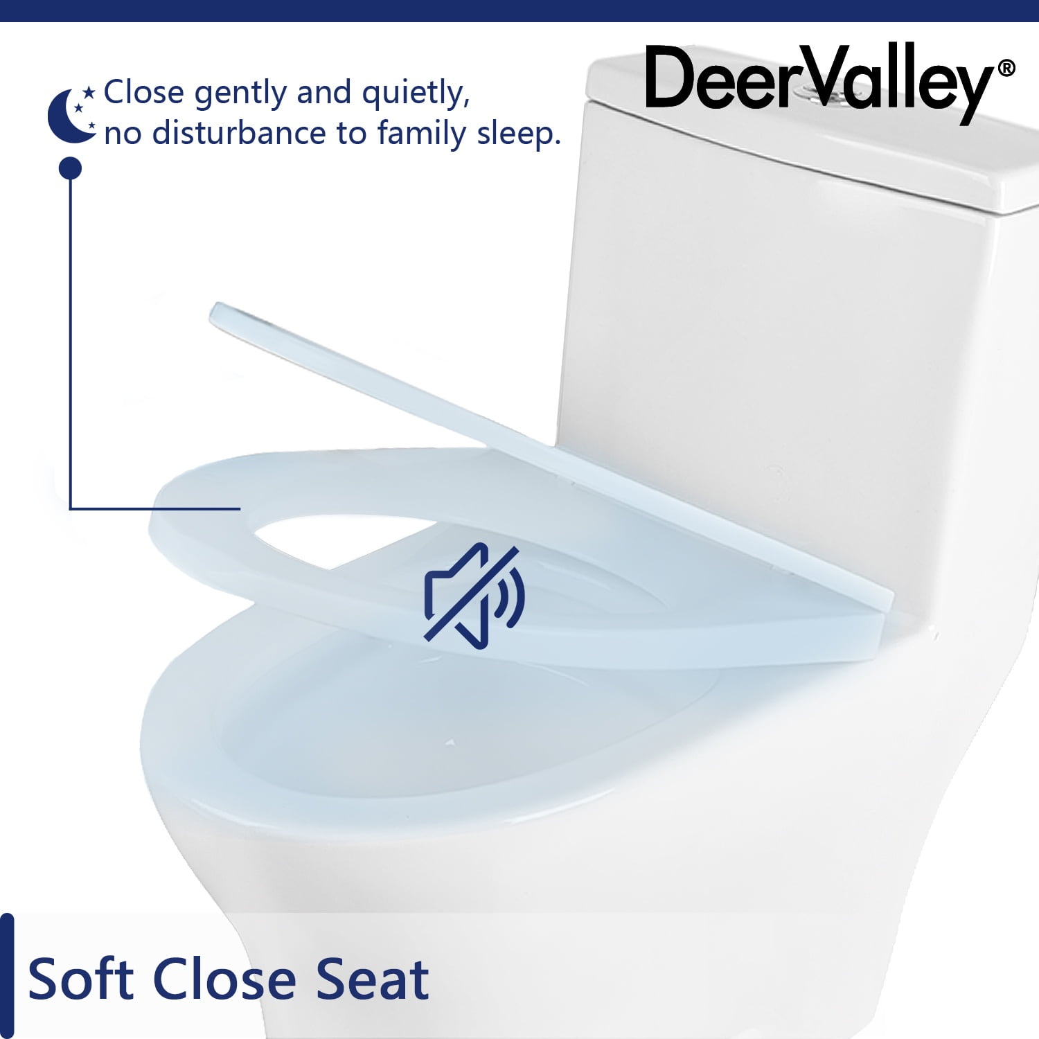 DV-1F0073 Ally Bathroom Toielt, One-Piece Toielt Dual-Flush Elongated Floor Mounted Toilet with White Glazed Surface(Seat Included) - Image 8