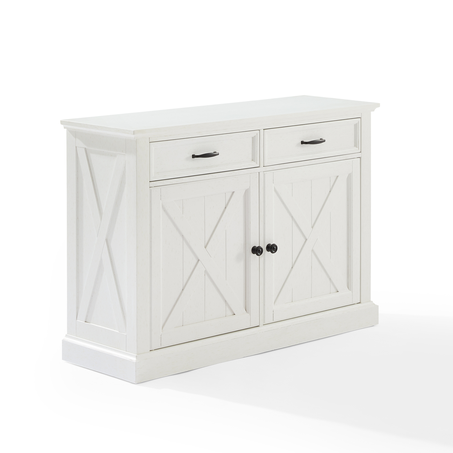 Crosley Furniture Clifton Sideboard Distressed White - Image 6