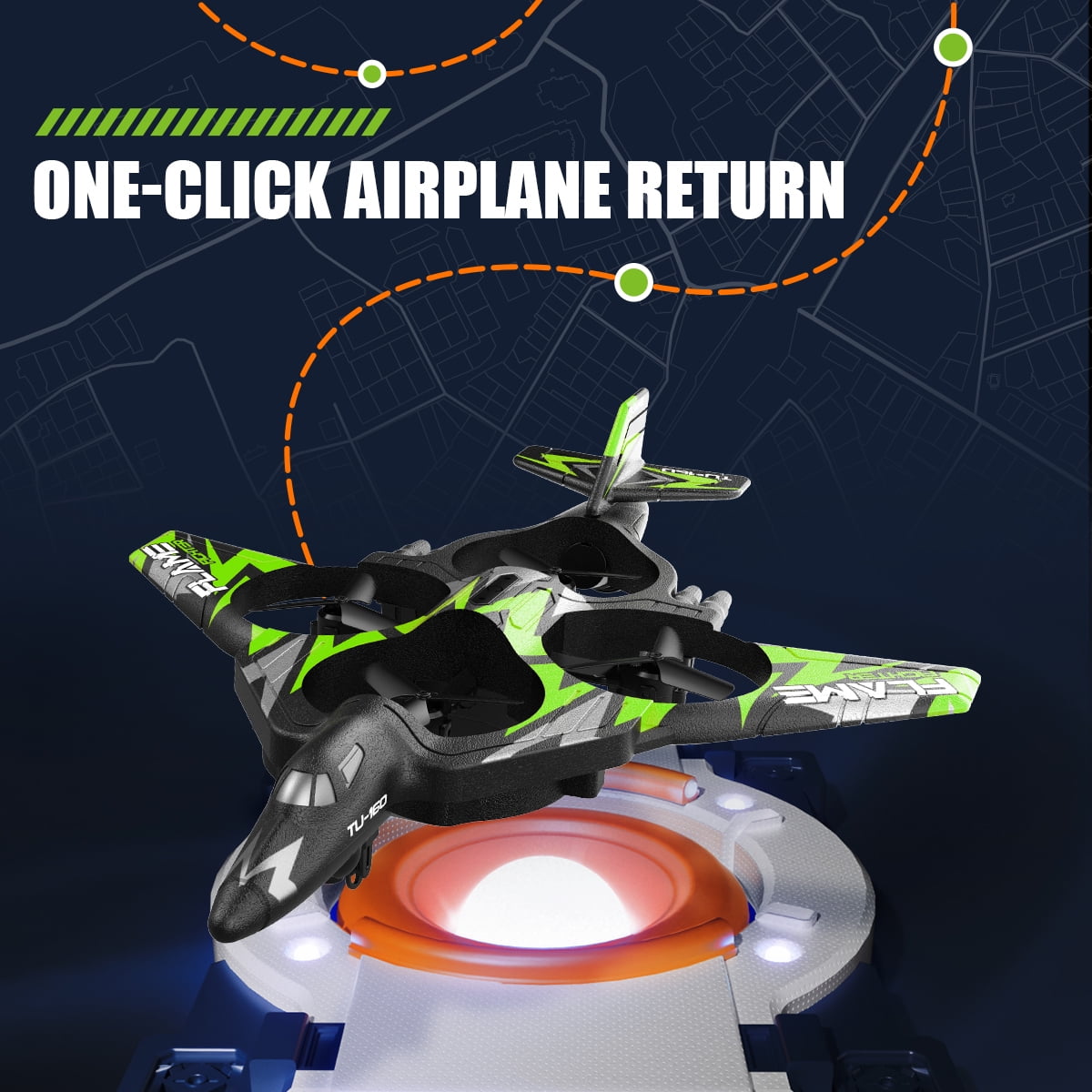 Fistone RC Plane with Spray, Remote Control Foam Glider Remote Control Airplane Quadcopter Helicopter with Auto Hovering, 3D Flip, Great Gift Toy for Kids and Adults - Image 3