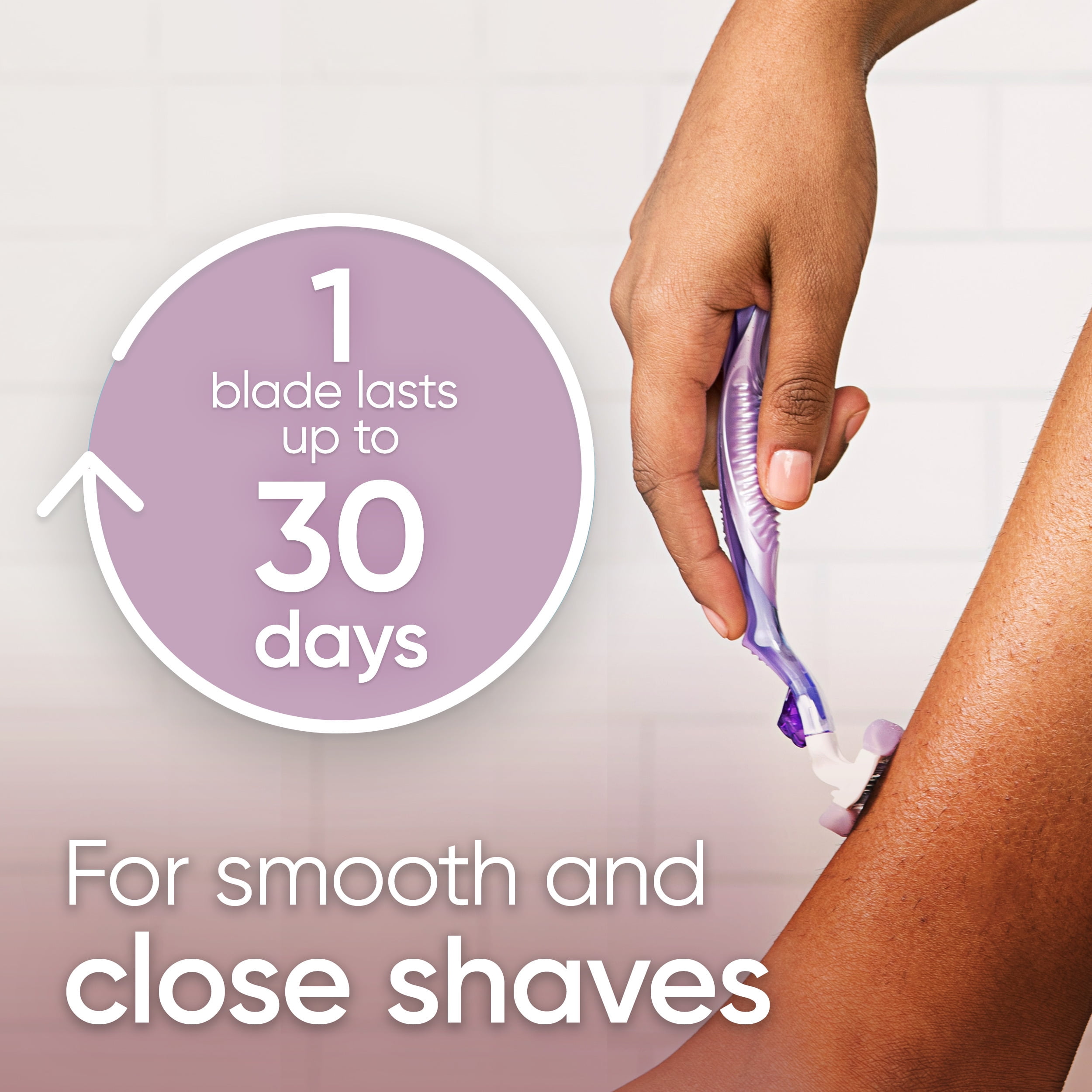 (3 pack) Venus ComfortGlide Freesia Women's Razor Blade Refills, 6 Ct - Image 6