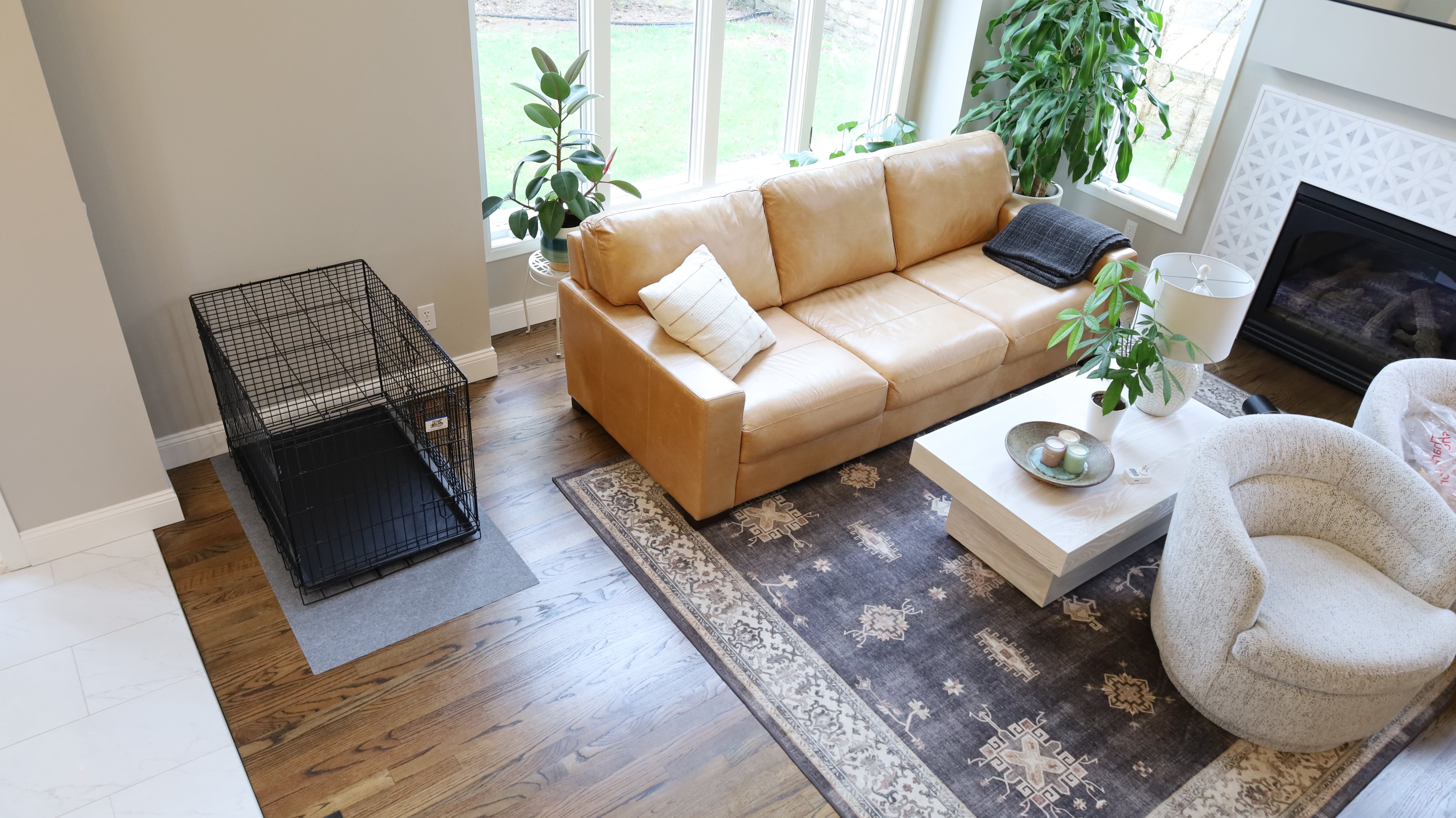 (5 pack) Drymate Dog Crate Mat Liner, Absorbent, Waterproof, Non-Slip, Machine Washable, Use Under Pet Cage to Protect Floors, Customizable, Light Grey, 48" x 29" - Image 5