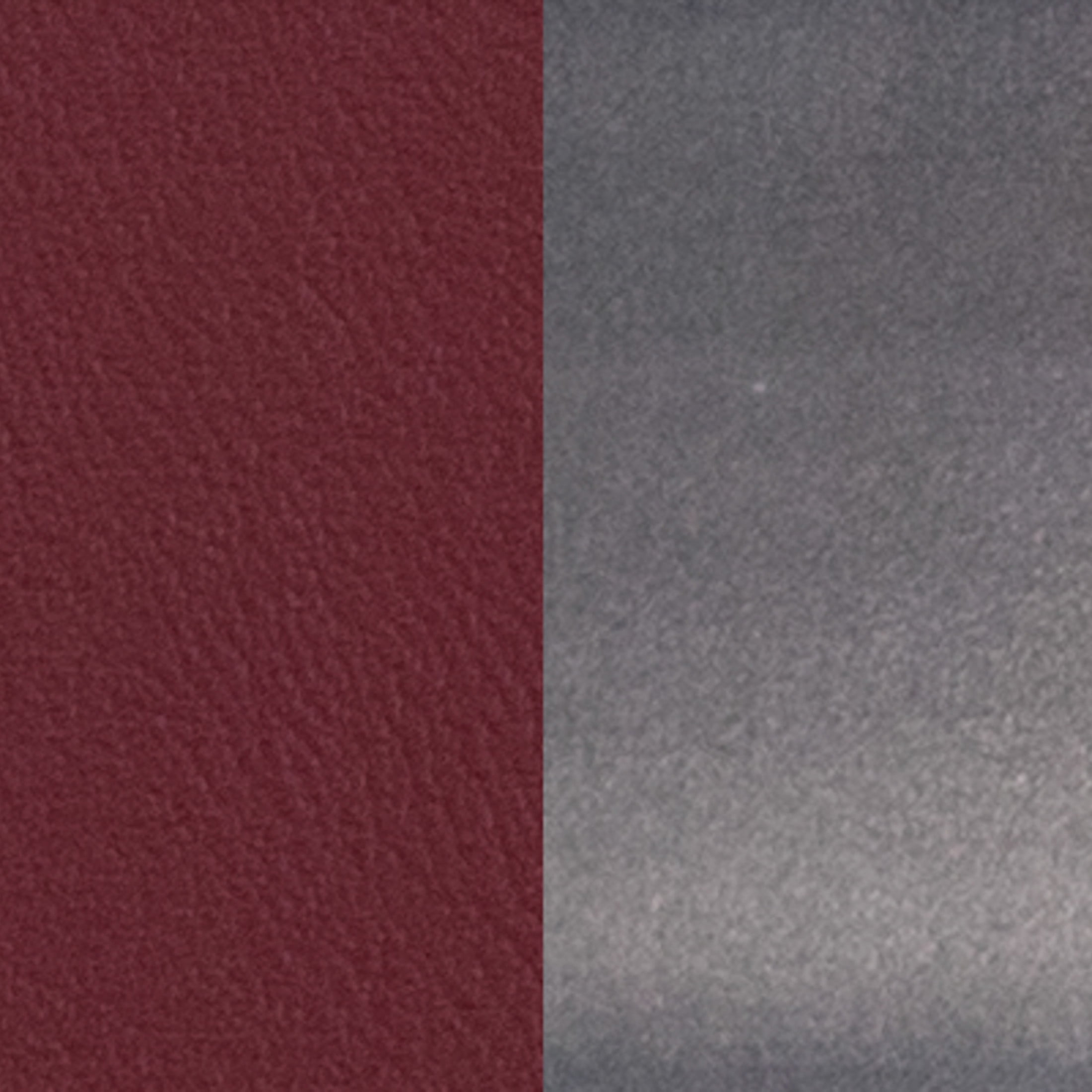 Flash Furniture HERCULES Series Silver Antique Finish with Clear Coat Ladder Back Metal Restaurant Chair - Burgundy Vinyl Seat - Image 2