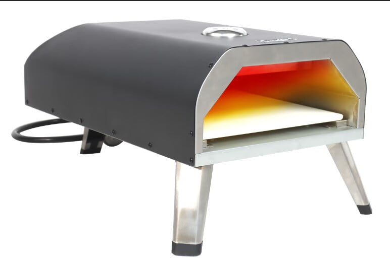 FRIGIDAIRE Gas Powered Outdoor Pizza Oven – Portable and makes Authentic Stone Baked Pizzas, Perfect for Any Outdoor Countertop, Includes Pizza Stone, Gas Regulator and Hose - Image 8