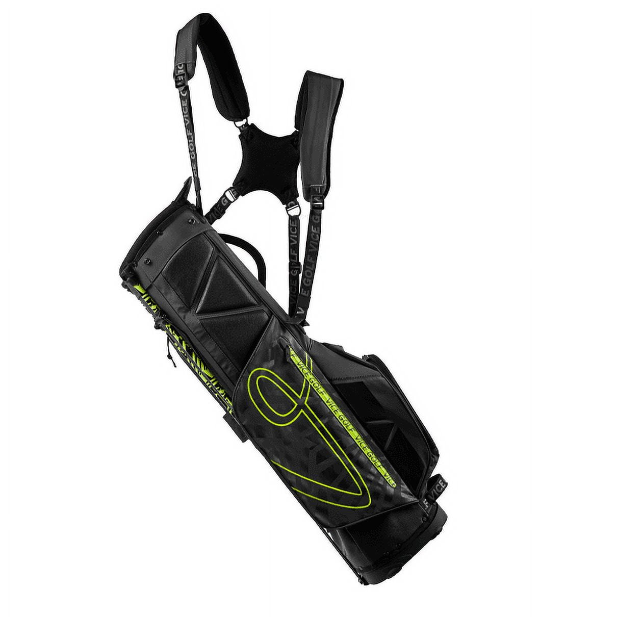 Vice Golf Smart Stand Bag Black/Neon Lime - Image 5