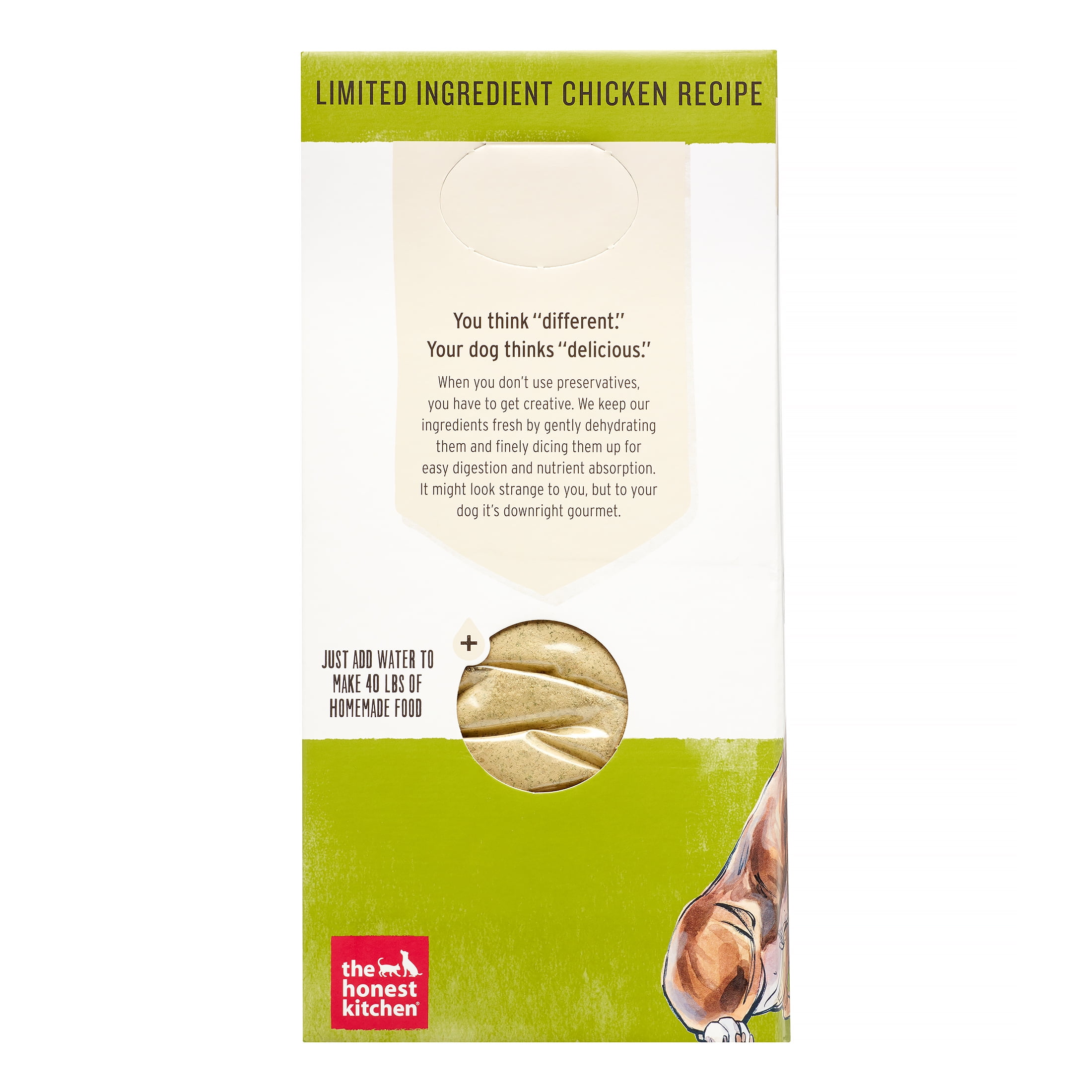 The Honest Kitchen Thrive: Dehydrated Minimalist Limited Ingredient Dog Food, Grain Free Chicken & Quinoa, 10 lbs (Makes 40 lbs) - Image 4