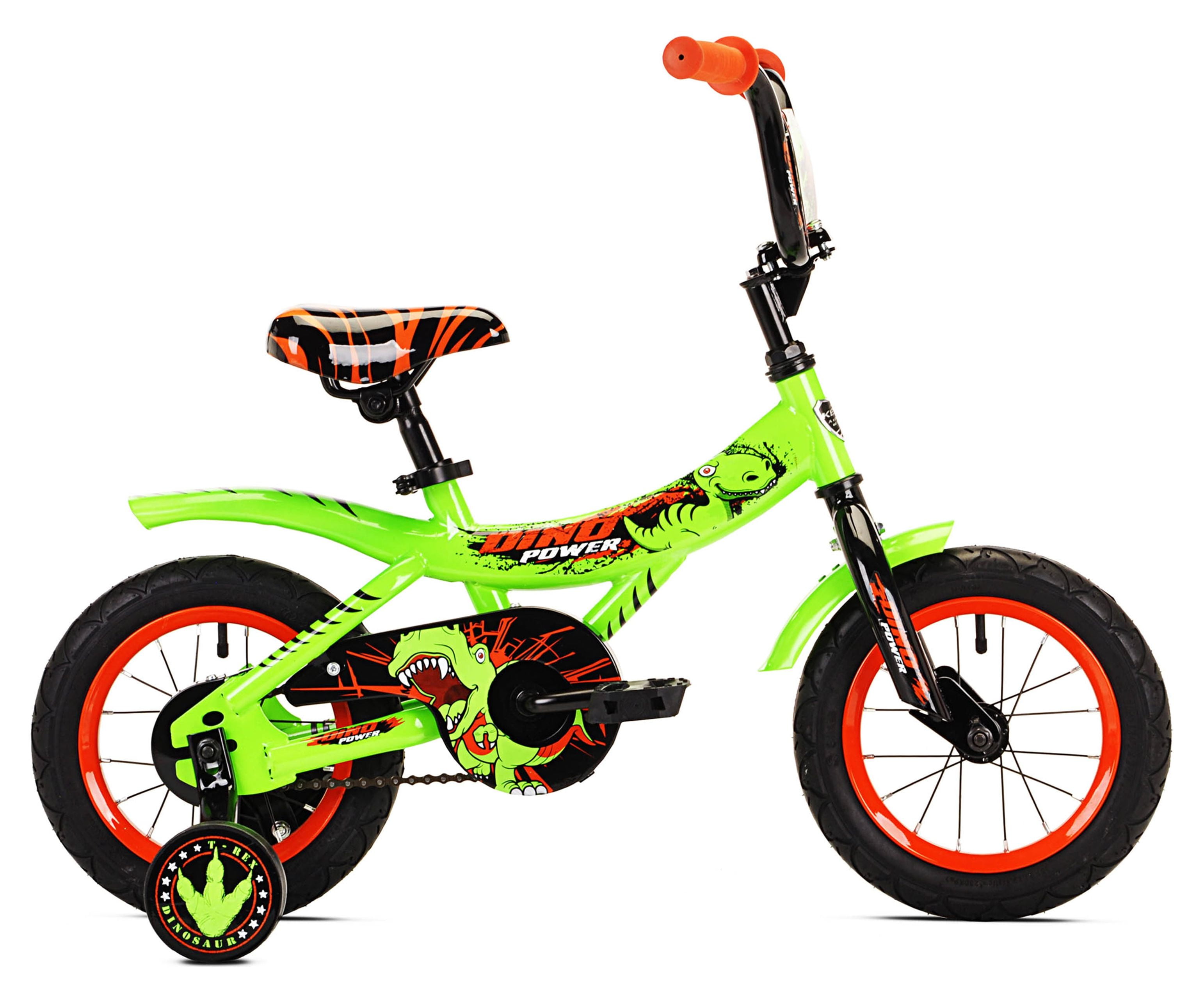 12" Kent Dino Power Training Wheel Bicycle, Fits Rider 2' - 3'2", Green, Toddler/Child, Unisex - Image 4
