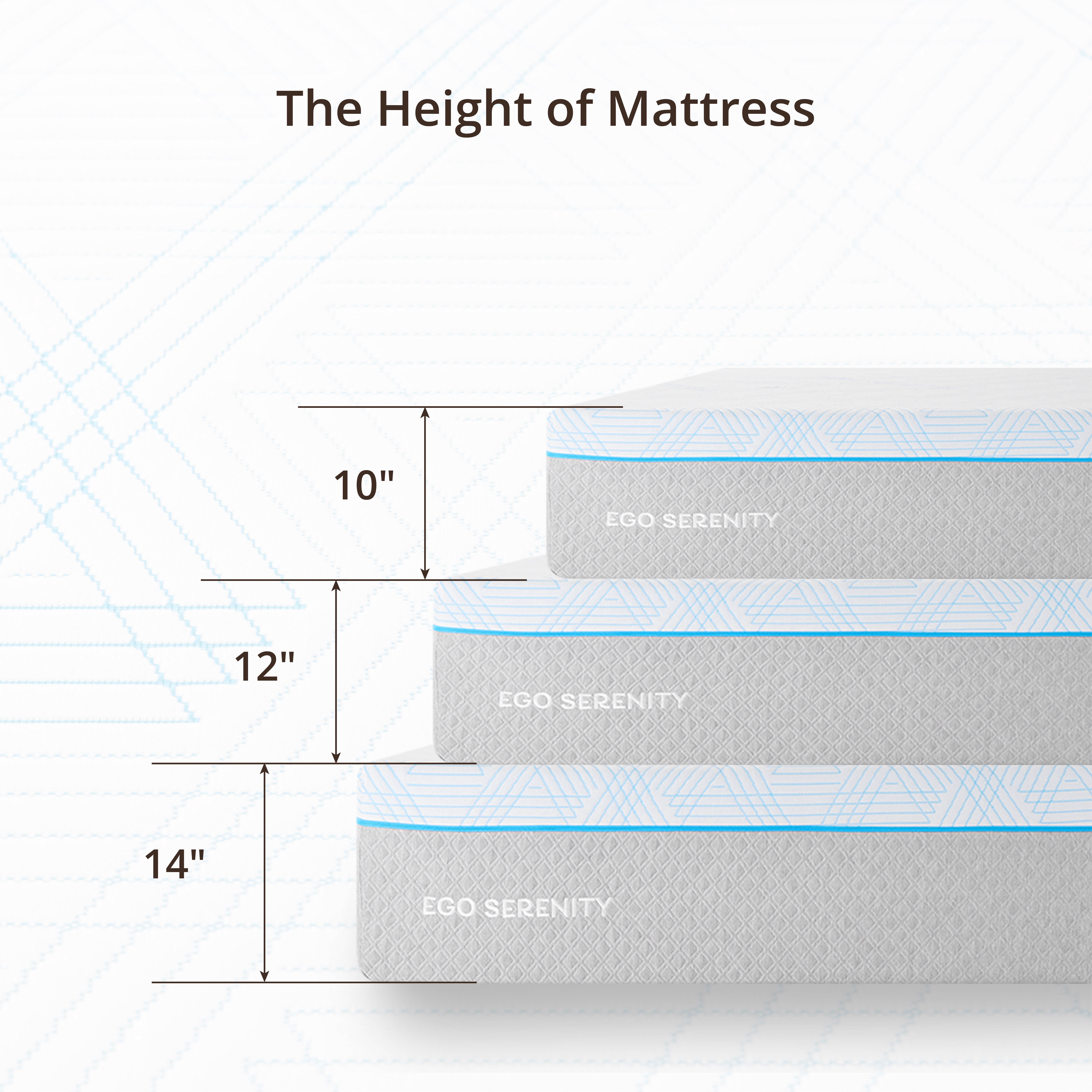 EGOHOME Queen Mattress, Gel Memory Foam 10" Mattress in a Box, Ego Serenity - Image 9