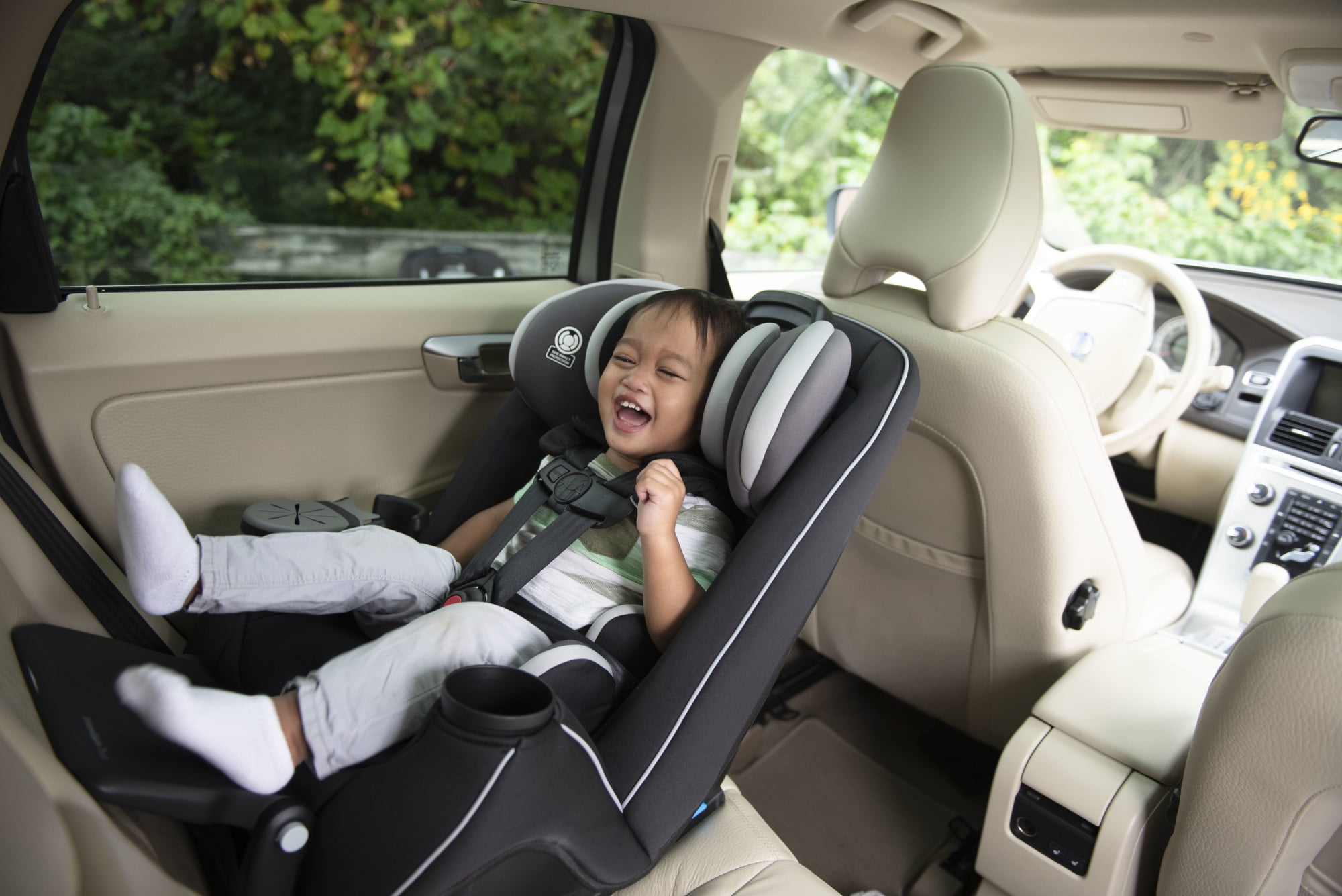 Safety 1ˢᵗ Grow and Go™ Extend 'n Ride LX All-in-One Convertible Car Seat, Winehouse, Infant & Toddler, Unisex - Image 3