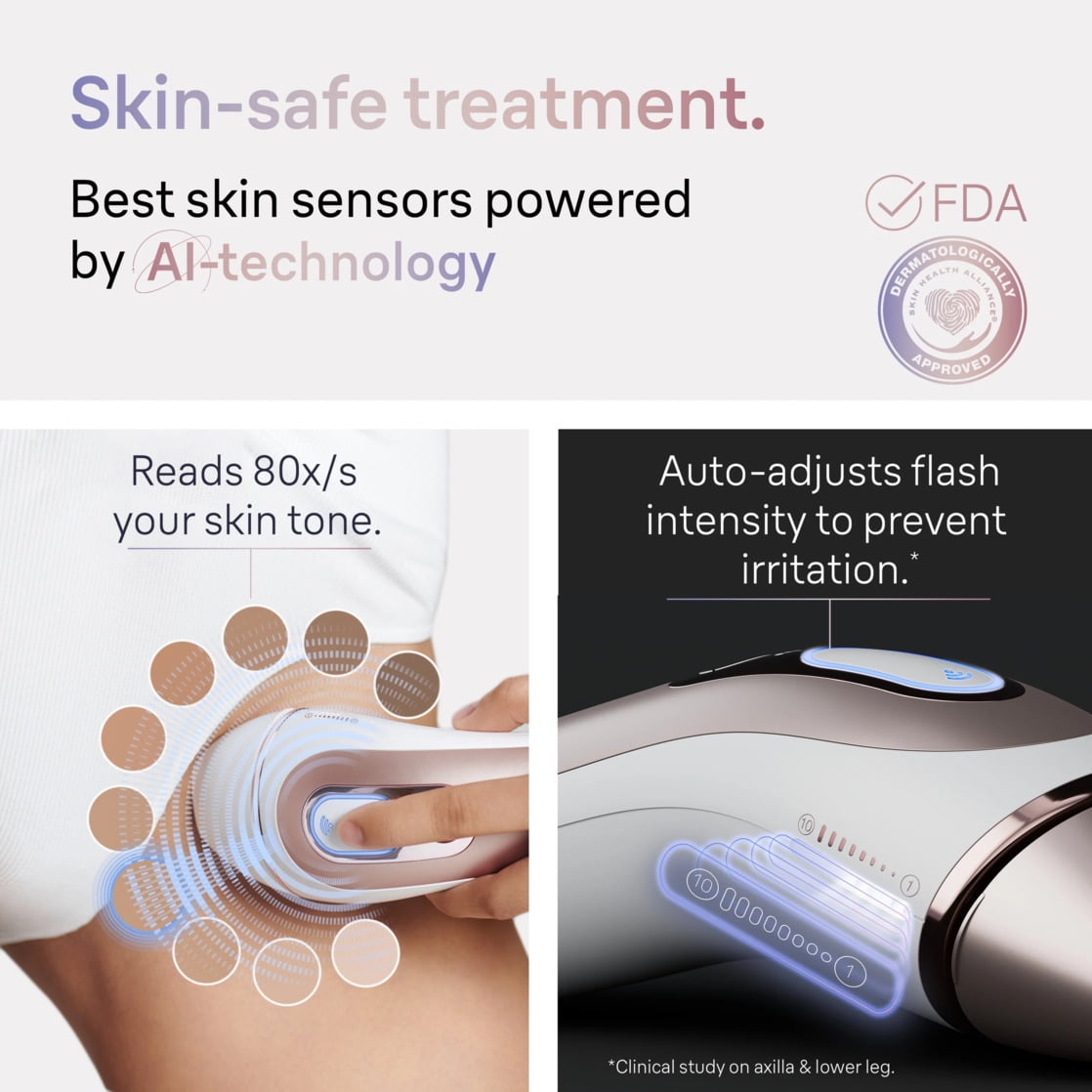 Braun IPL Skin i·expert, at Home Hair Removal, with Free App, 3 Heads, PL7243 - Image 8