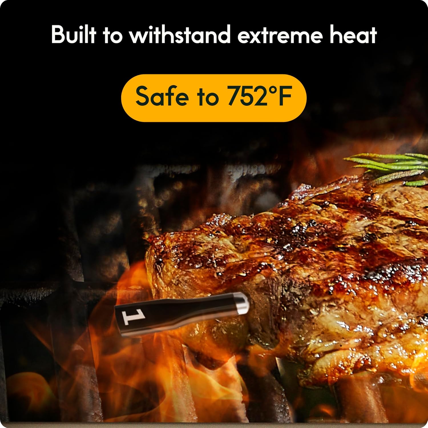 CHEF iQ Sense Smart Wireless Ultra-Thin Meat Thermometer, Unlimited Range, Bluetooth & Wifi, - 1 Probe Set with Smart Hub - Image 9