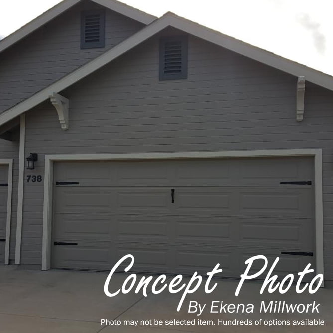 Ekena Millwork 4"W x 14"D x 18"H Merced Block Rough Sawn Bracket w/ Offset Brace, Western Red Cedar - Image 8