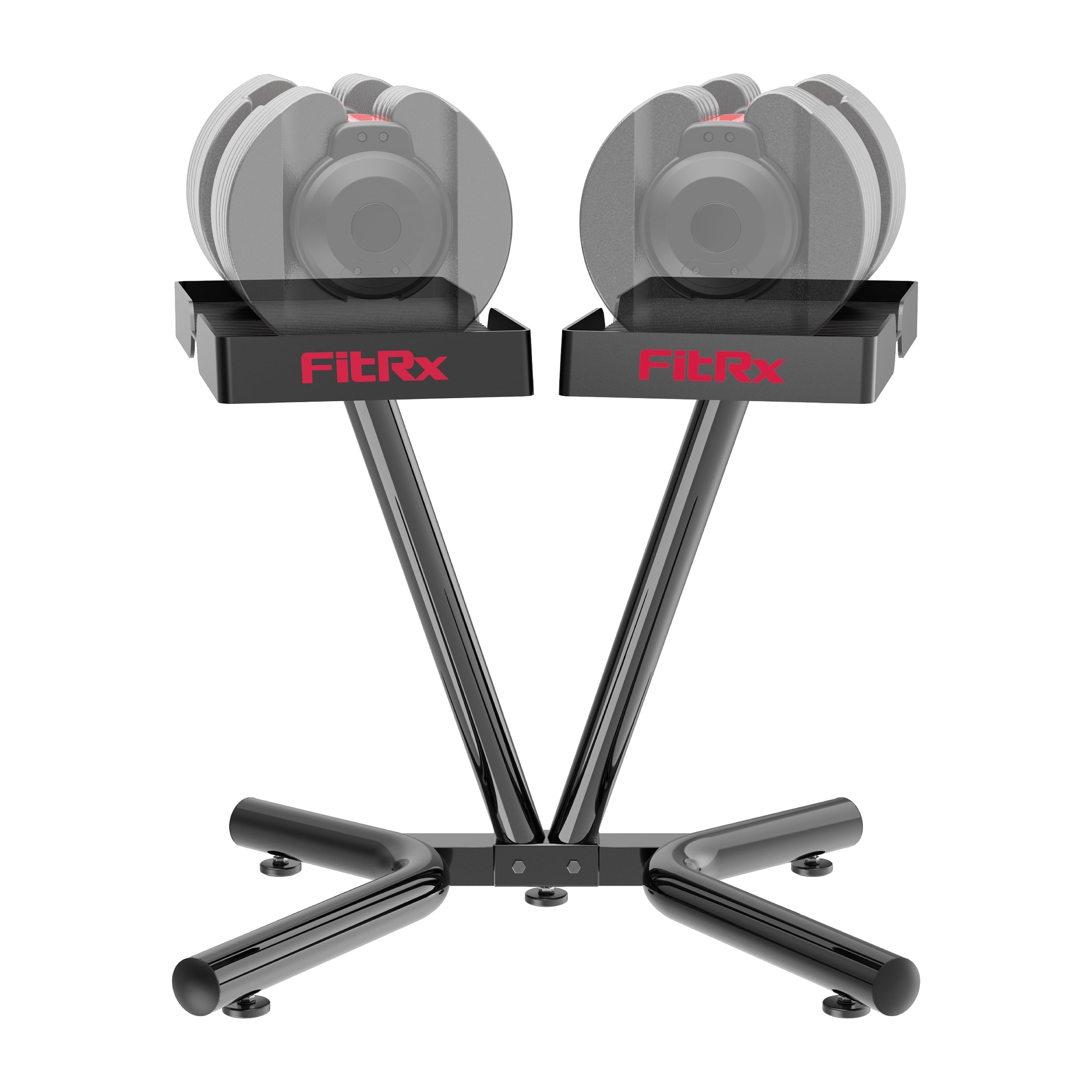FitRx SmartRack and SmartBells Set, Dumbbell Weight Rack Stand with Two Quick-Select 5-52.5lbs Adjustable Dumbbells - Image 15