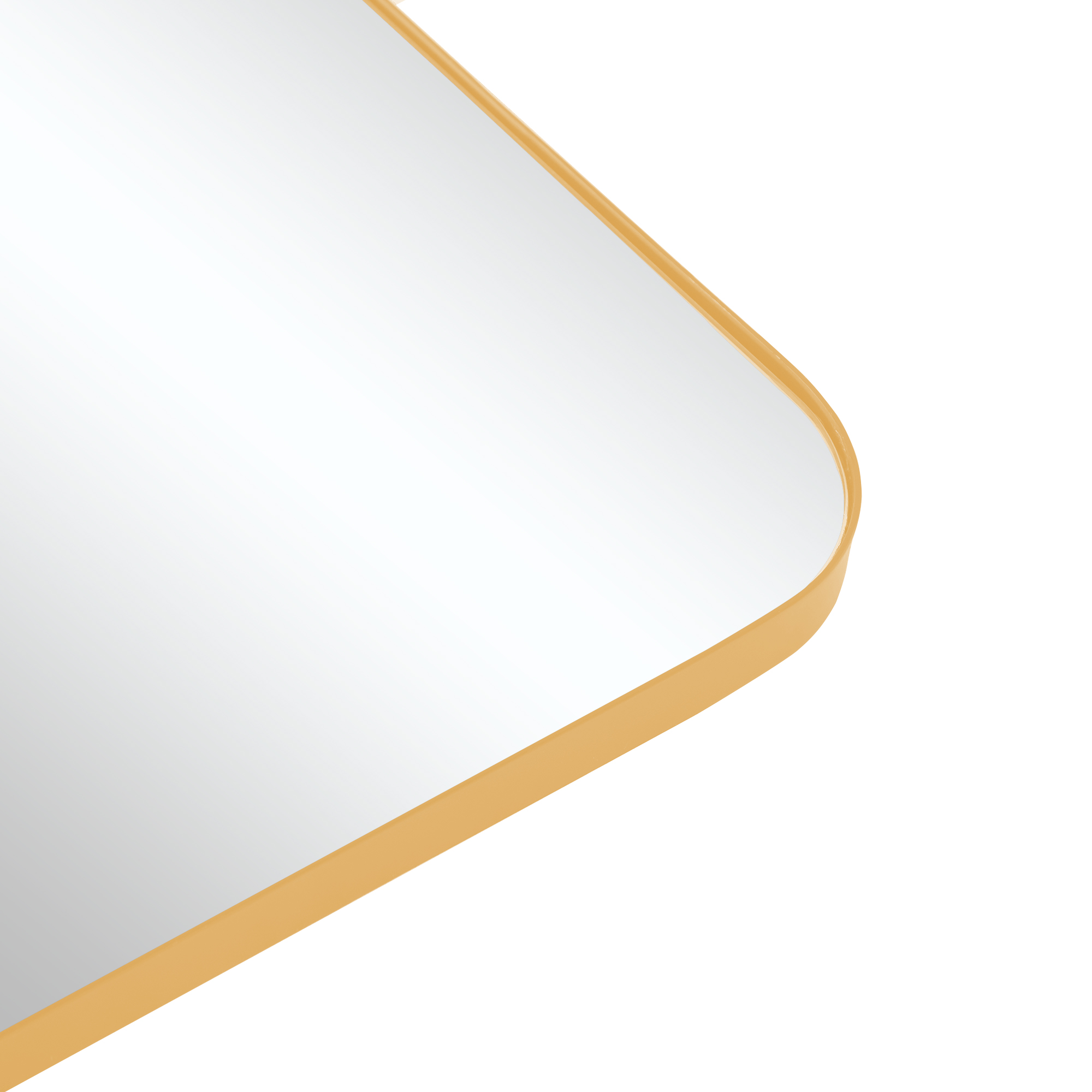 Arched Wall Mirror Arch Small Mirror Round Corner Mirror Wall Mirror 36"x24",Gold,Iron - Image 5