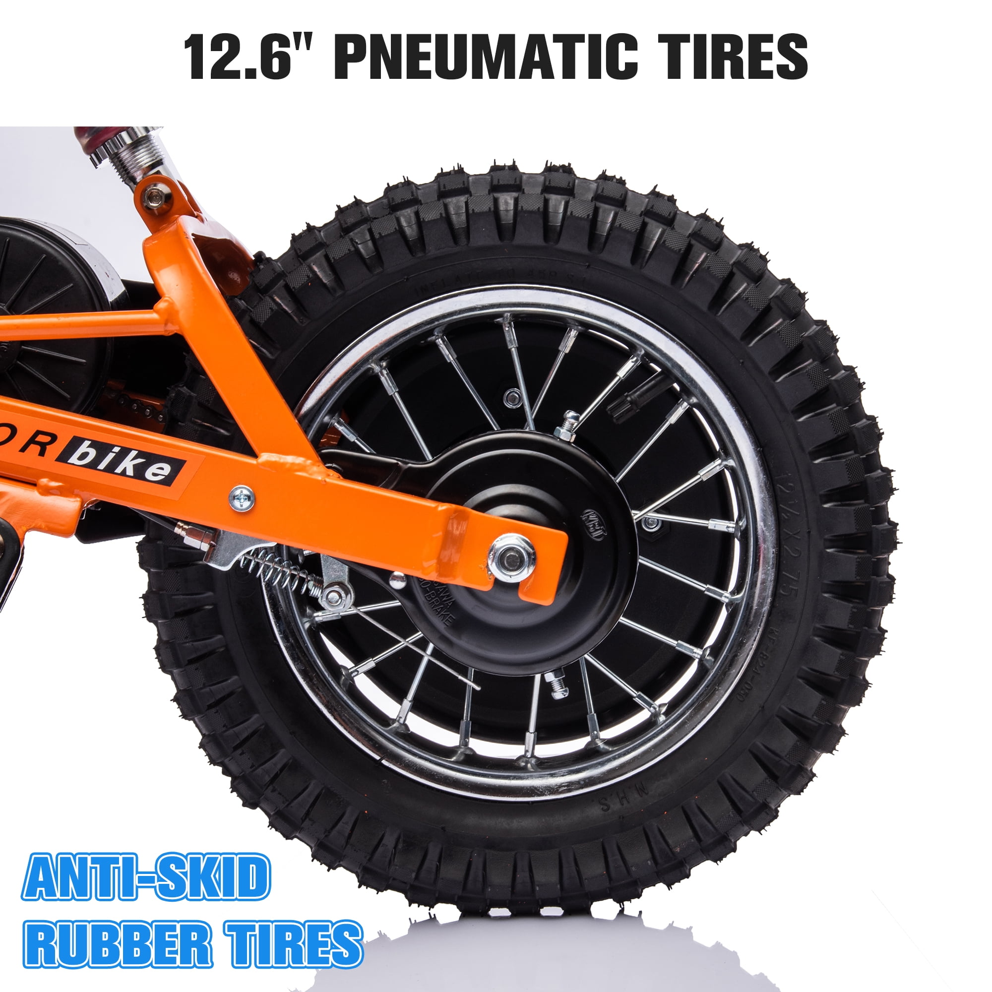 COCLUB 24V Electric Dirt Bike for Kids 13+, Kids Electric Motorcycle & Ride on Bike, Ride On Toy for Kids with 250W Motor, 30-Min Ride On Time, Hydraulic Suspension, Blue - Image 8