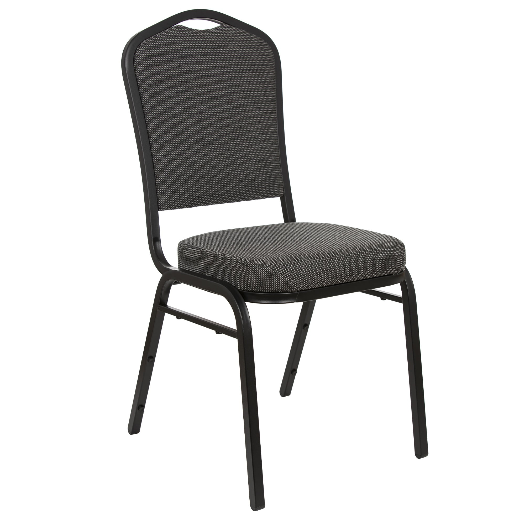 Hampden Furnishings Lila Collection Fabric Banquet Chair, Greystone, Pack of 2 - Image 8